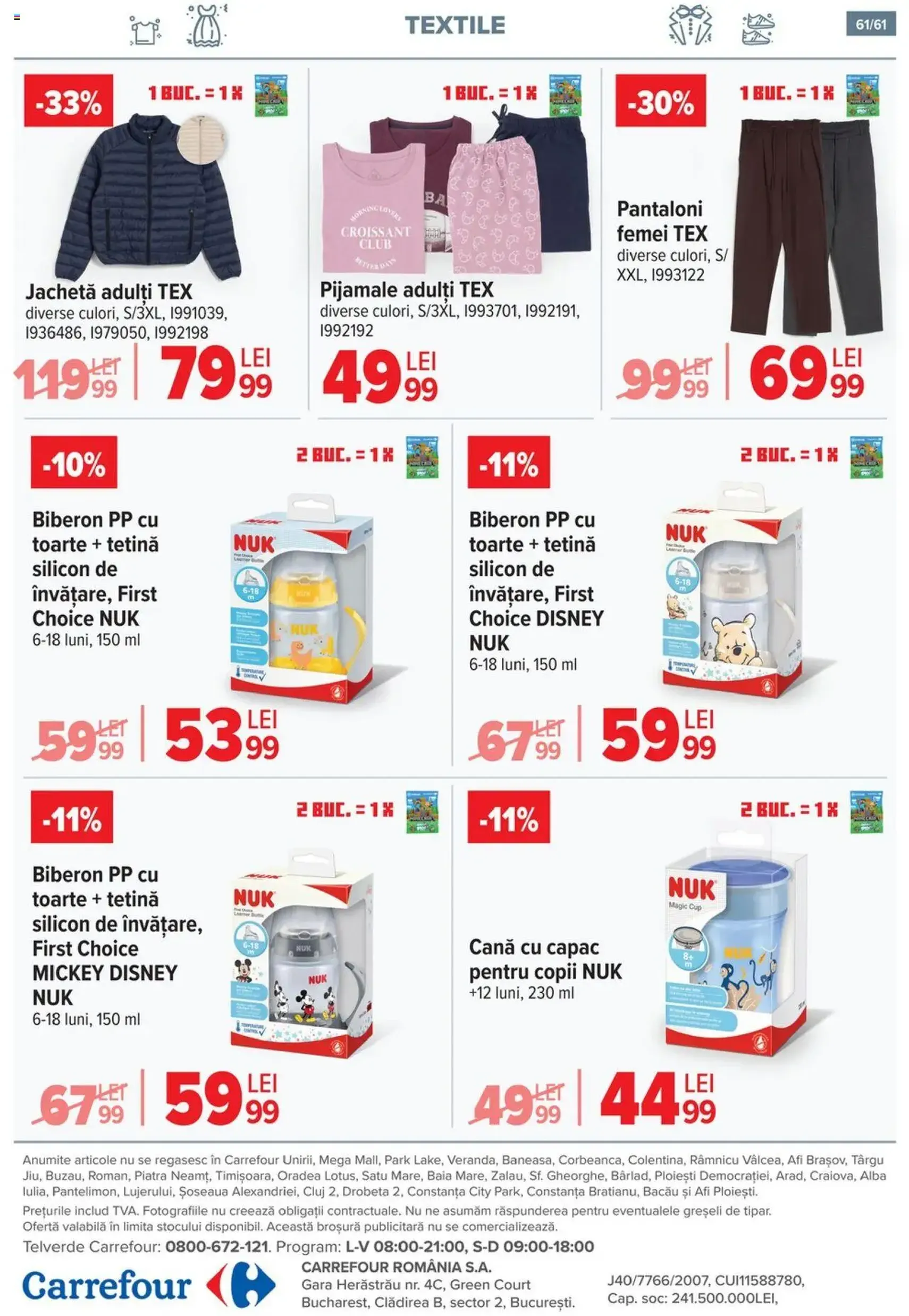 Catalog Carrefour - cataloage valabile începând cu 03.09.2025 pagina 62 din 62 Catalog Carrefour - cataloage valabile începând cu 03.09.2025 pagina 62 din 62