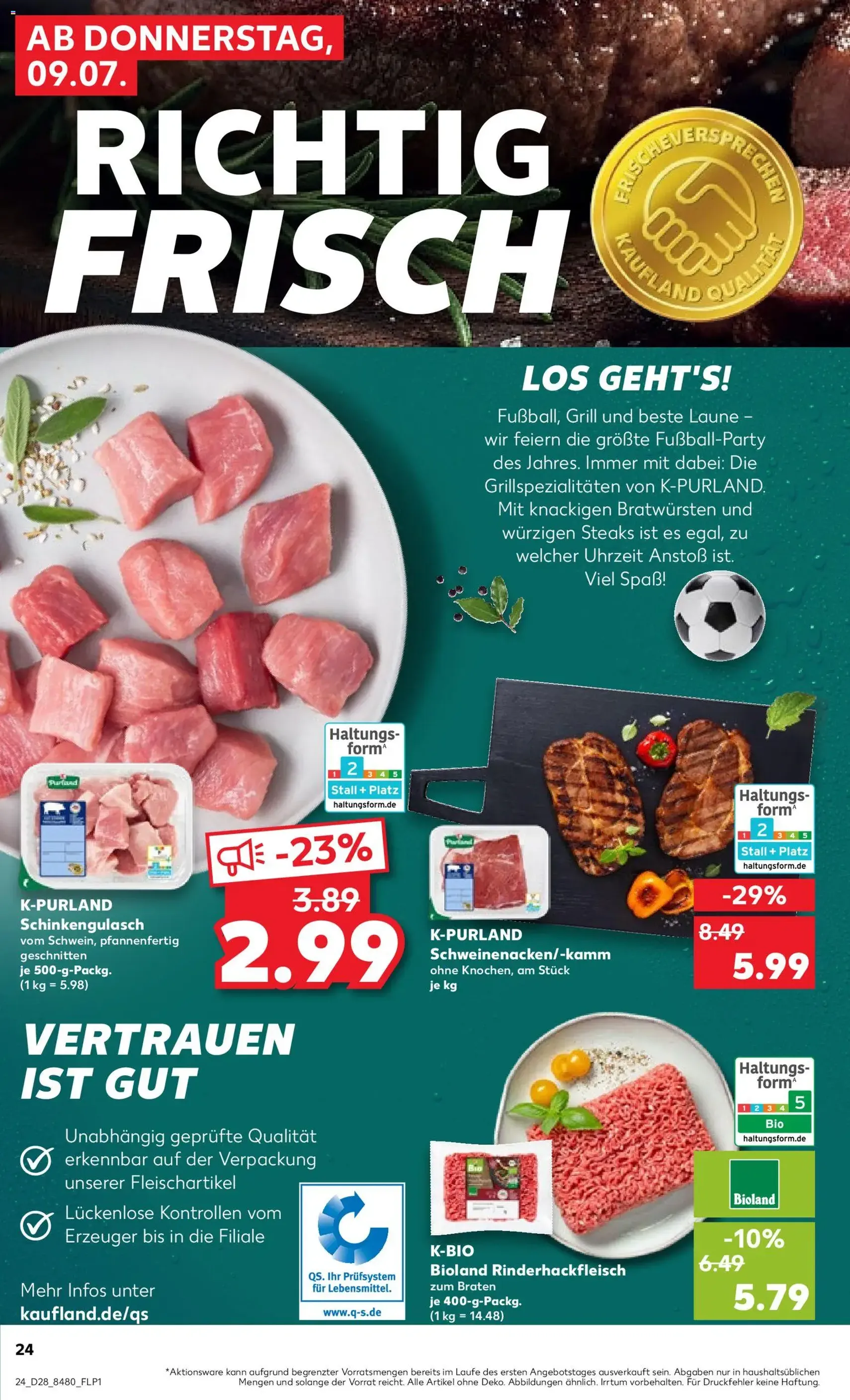 Kaufland DE -DE Folder - geldige folder vanaf 09-07-2026 pagina 24 van 52