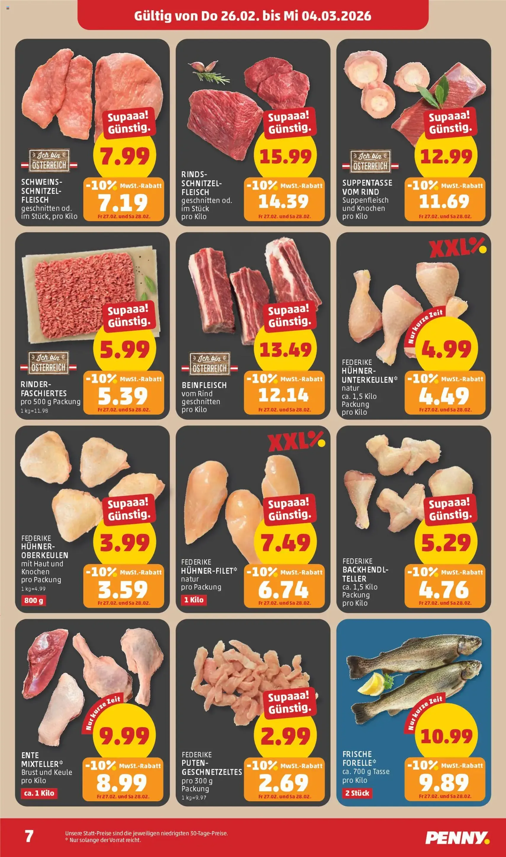 Penny Markt Flugblatt - Gültiger Prospekt ab 26.02.2026, Seite 7 von insgesamt 32