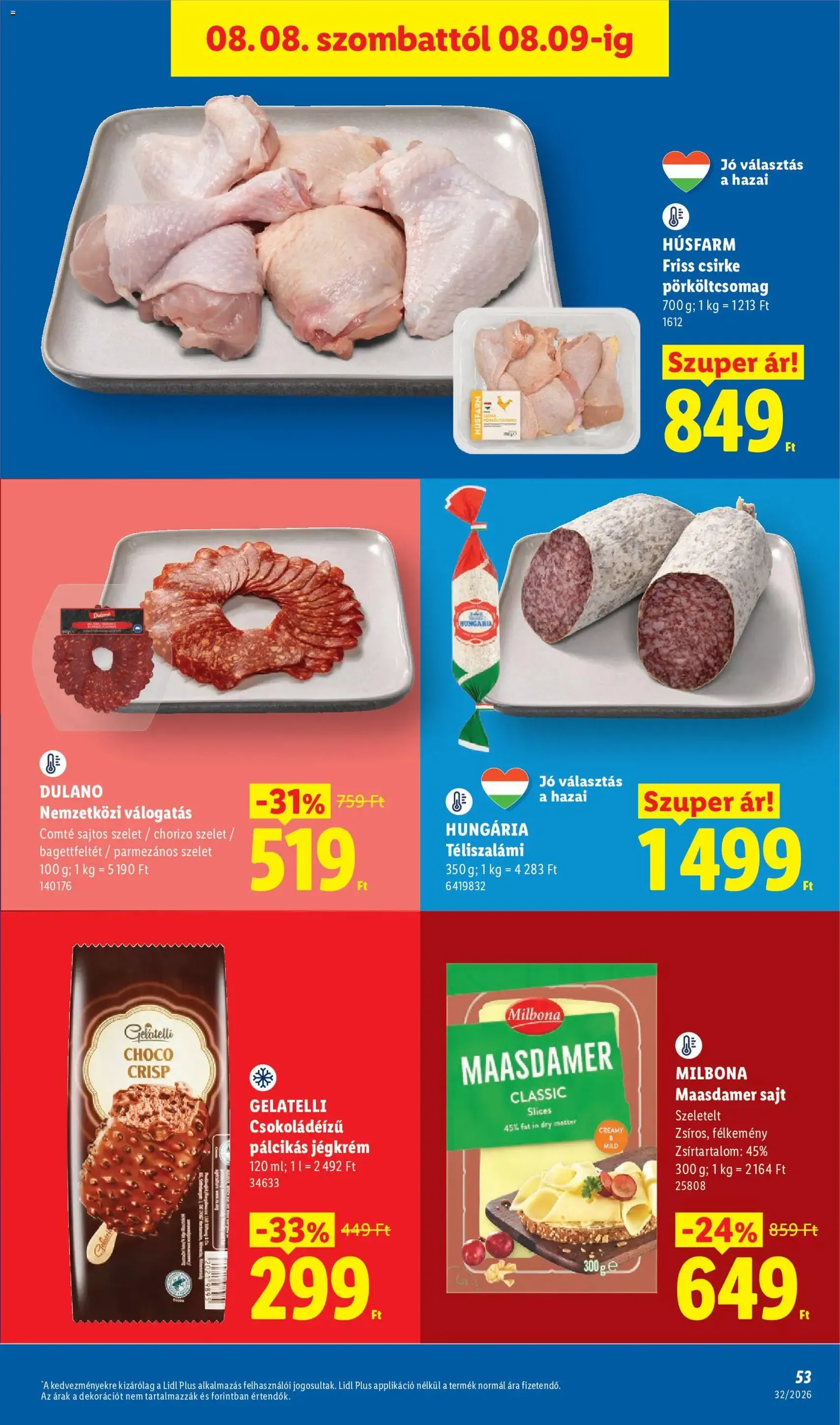 Lidl akciós újság - 2026.08.06. érvényes szórólap 53 oldal 80 oldalból