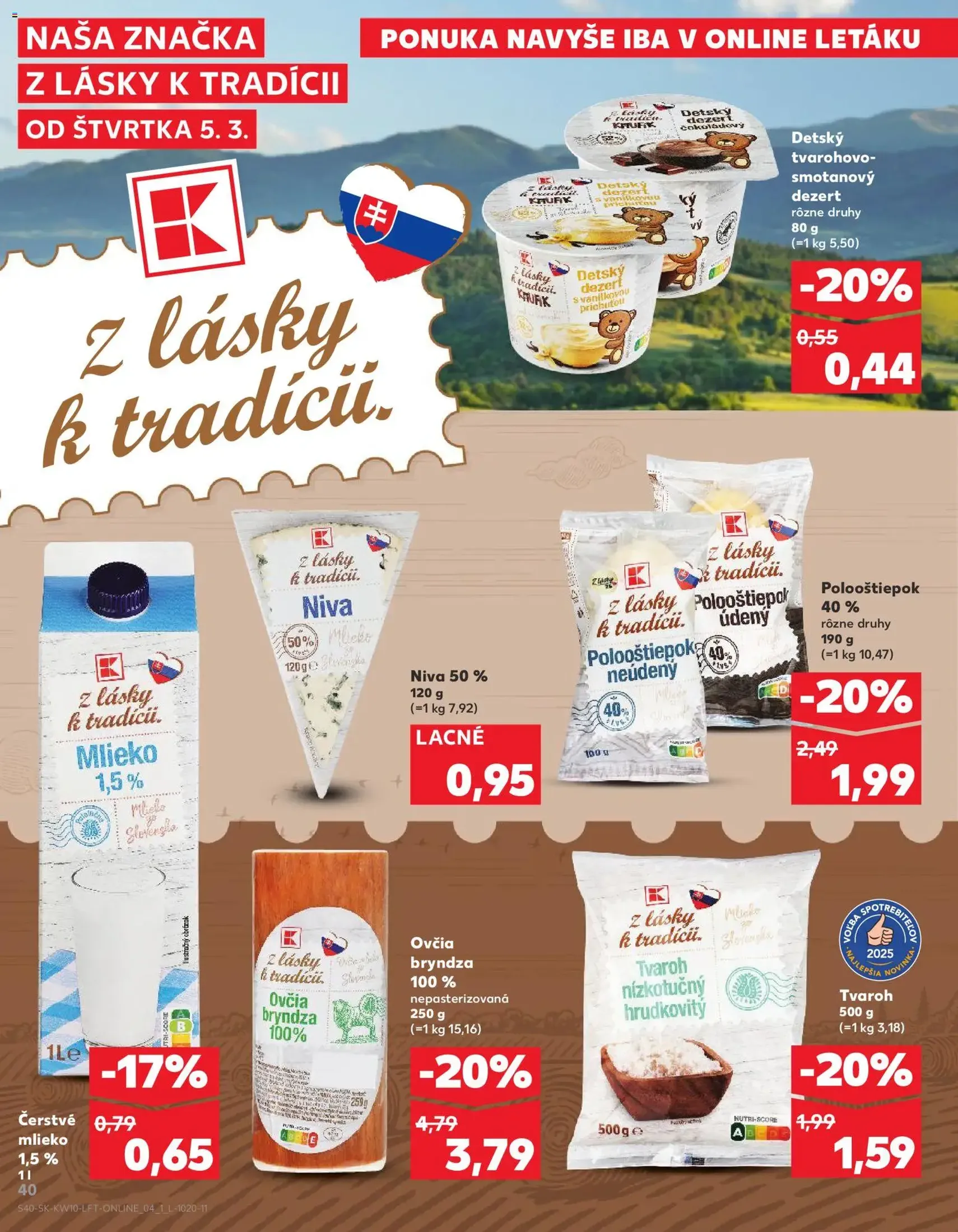 Kaufland SK akciós újság - 2026.03.05. érvényes szórólap 40 oldal 78 oldalból