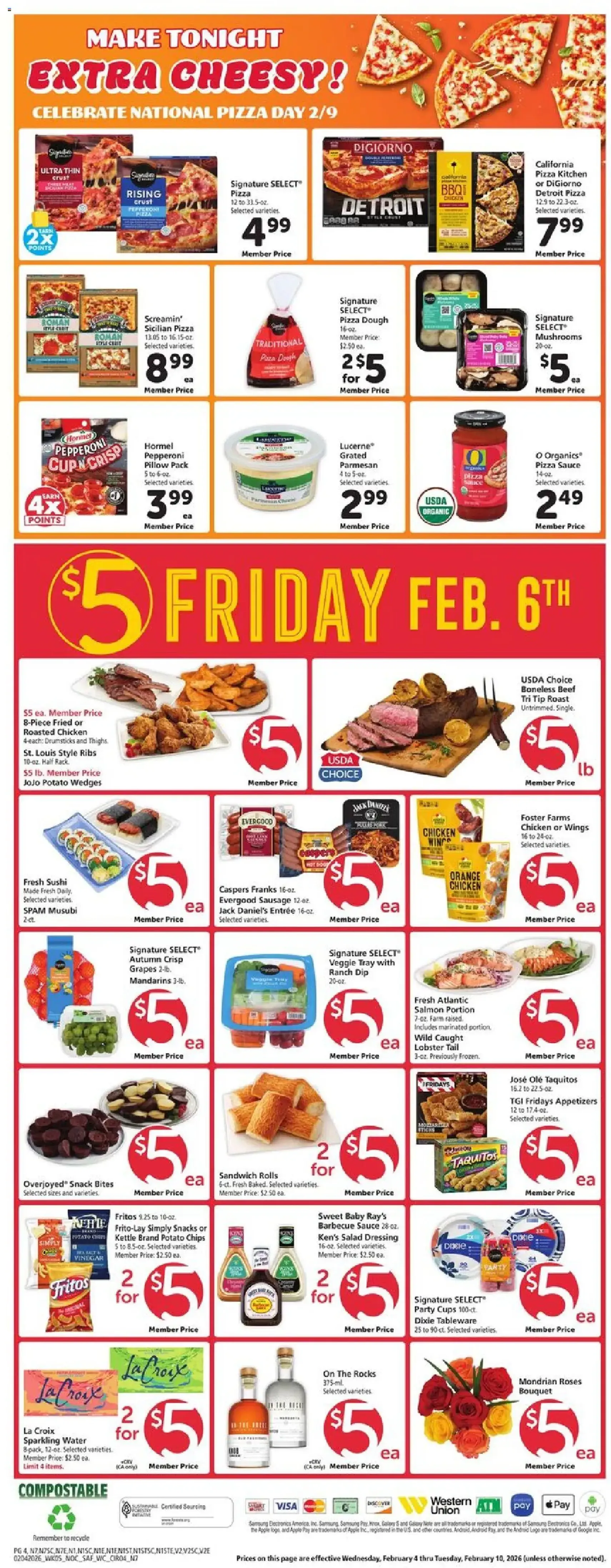 Safeway Weekly Ad - valid flyer from 02/04/2026, page 6 of 12