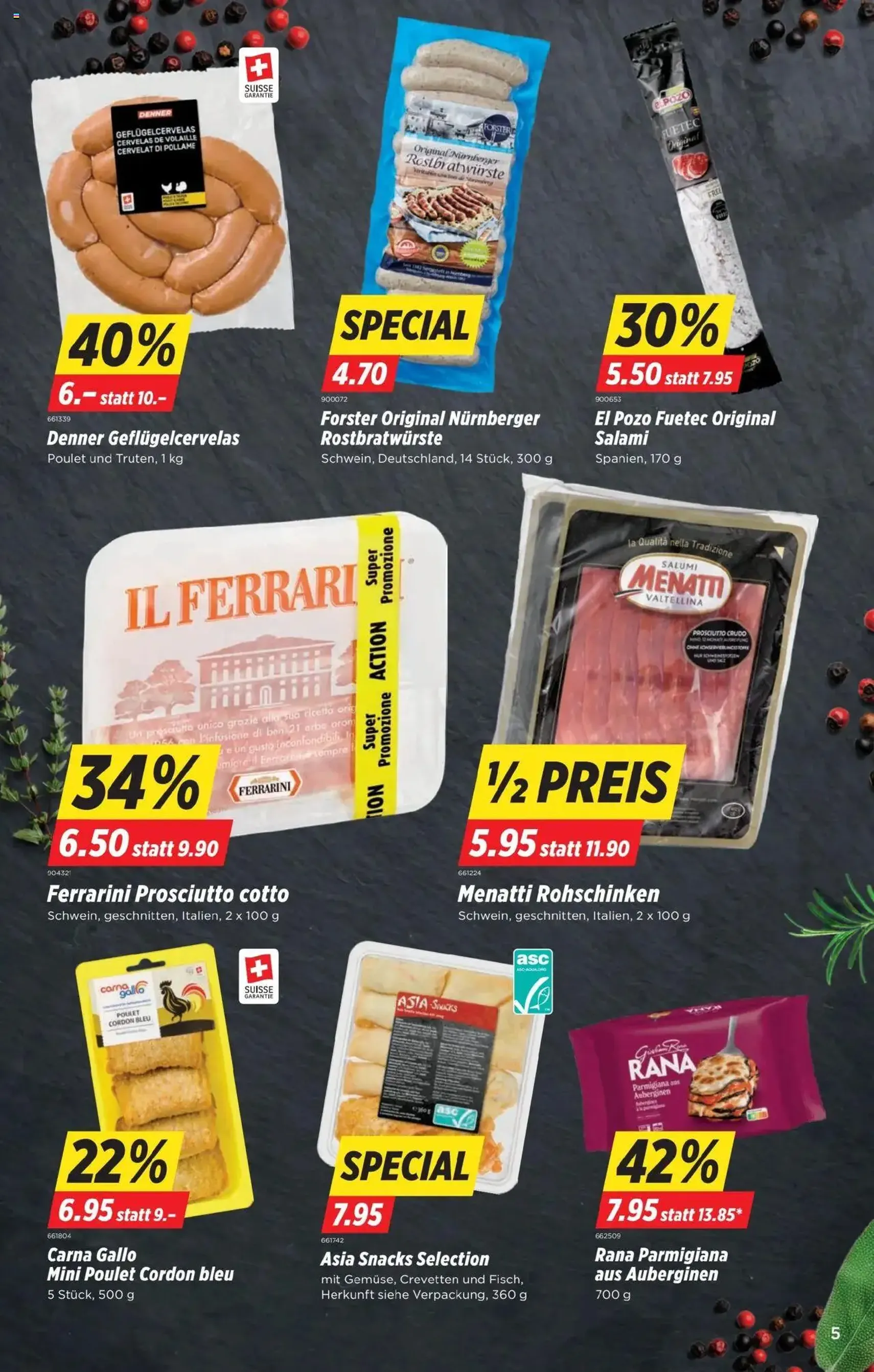Denner Aktionen - Gültiger Prospekt ab 21.10.2025, Seite 5 von insgesamt 24 Denner Aktionen - Gültiger Prospekt ab 21.10.2025, Seite 5 von insgesamt 24