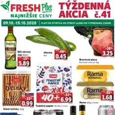 Fresh Leták - náhľad letáku platný od 09.10.2025