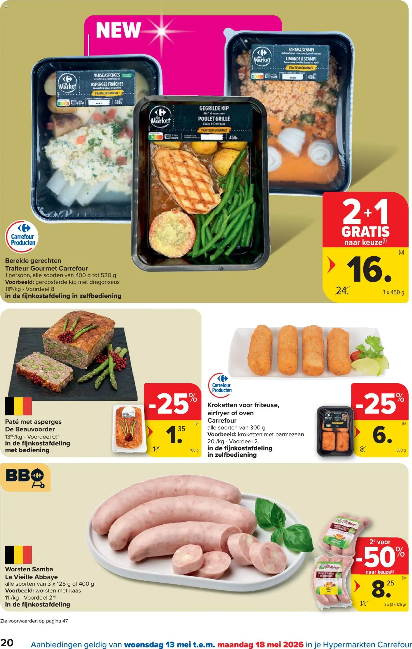 Carrefour folder week 20 - geldige folder vanaf 13/05/2026 pagina 20 van 48