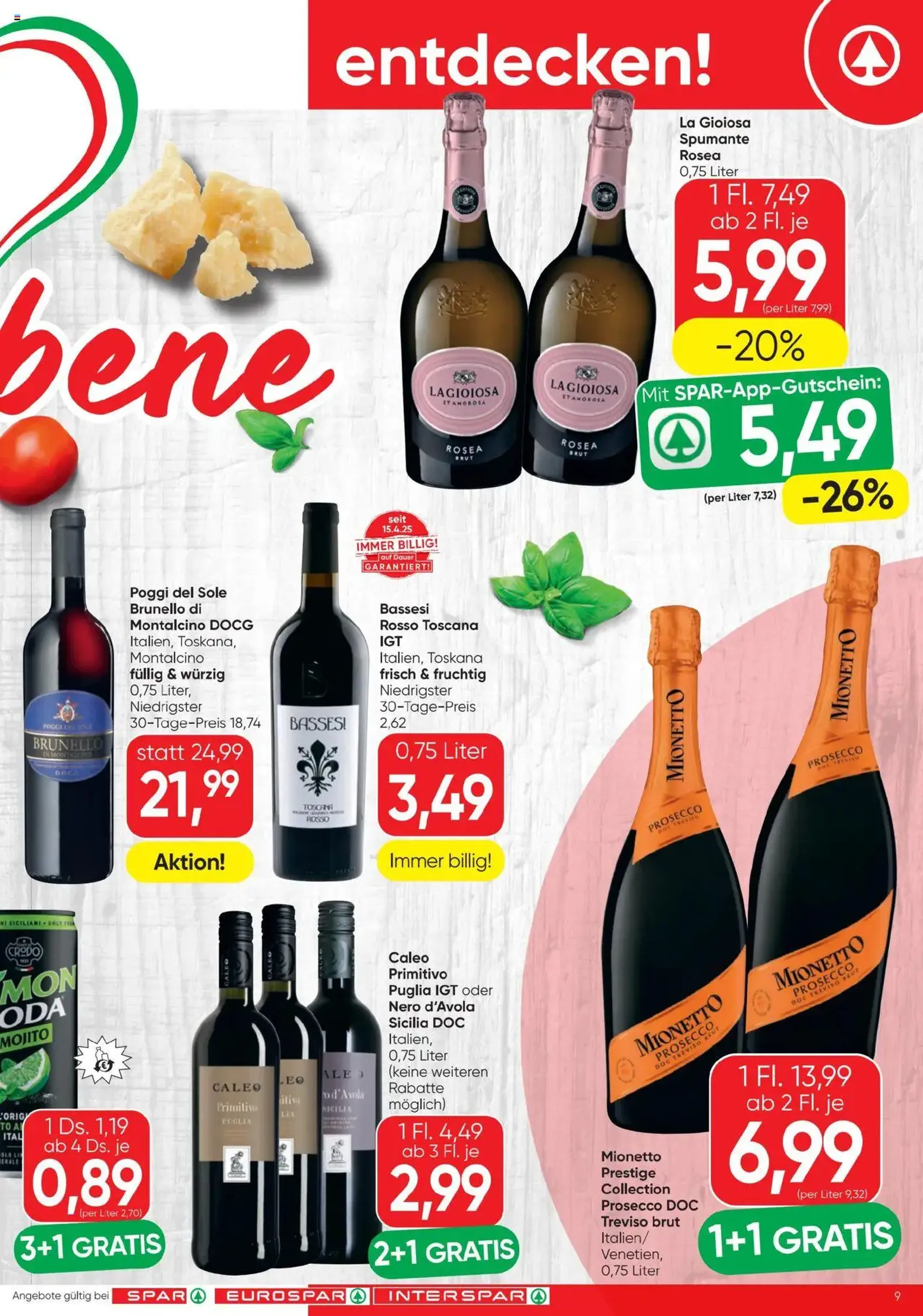 Spar Flugblatt - Gültiger Prospekt ab 25.09.2025, Seite 9 von insgesamt 24