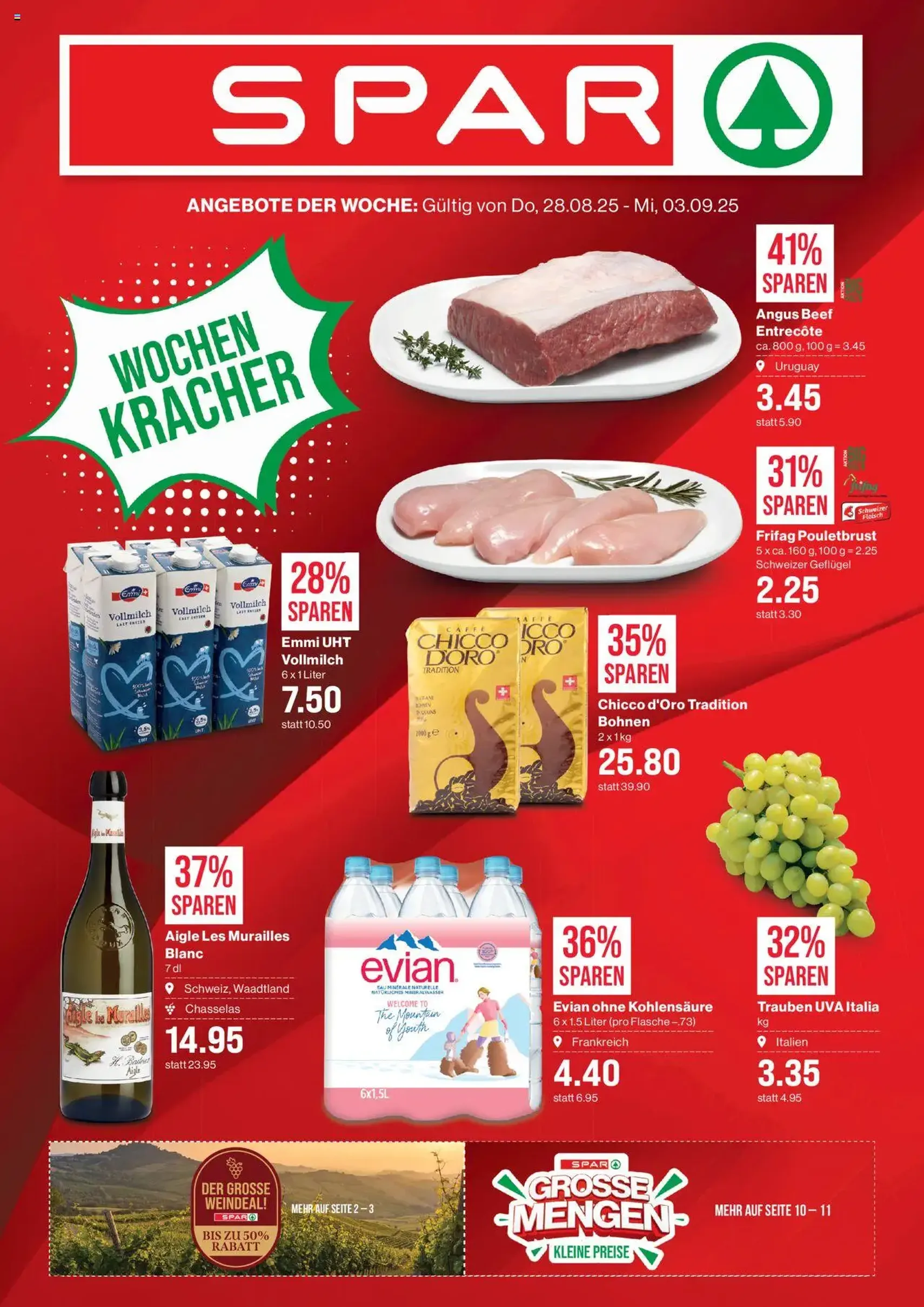 SPAR Aktionen - Gültiger Prospekt ab 28.08.2025, Seite 1 von insgesamt 24 SPAR Aktionen - Gültiger Prospekt ab 28.08.2025, Seite 1 von insgesamt 24