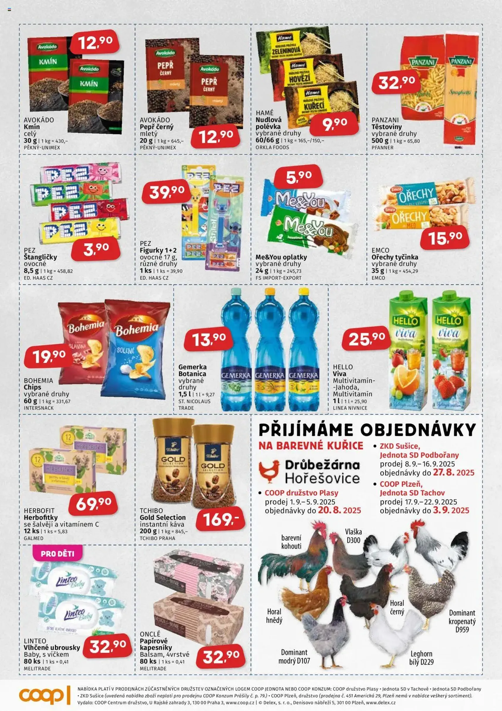 Coop leták - Západočeský region - platný leták od 30.07.2025 strana 3 z 4