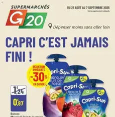 G20 Supermarchés catalogue - Prévisualisation du catalogue valable à partir du 27/08/2025
