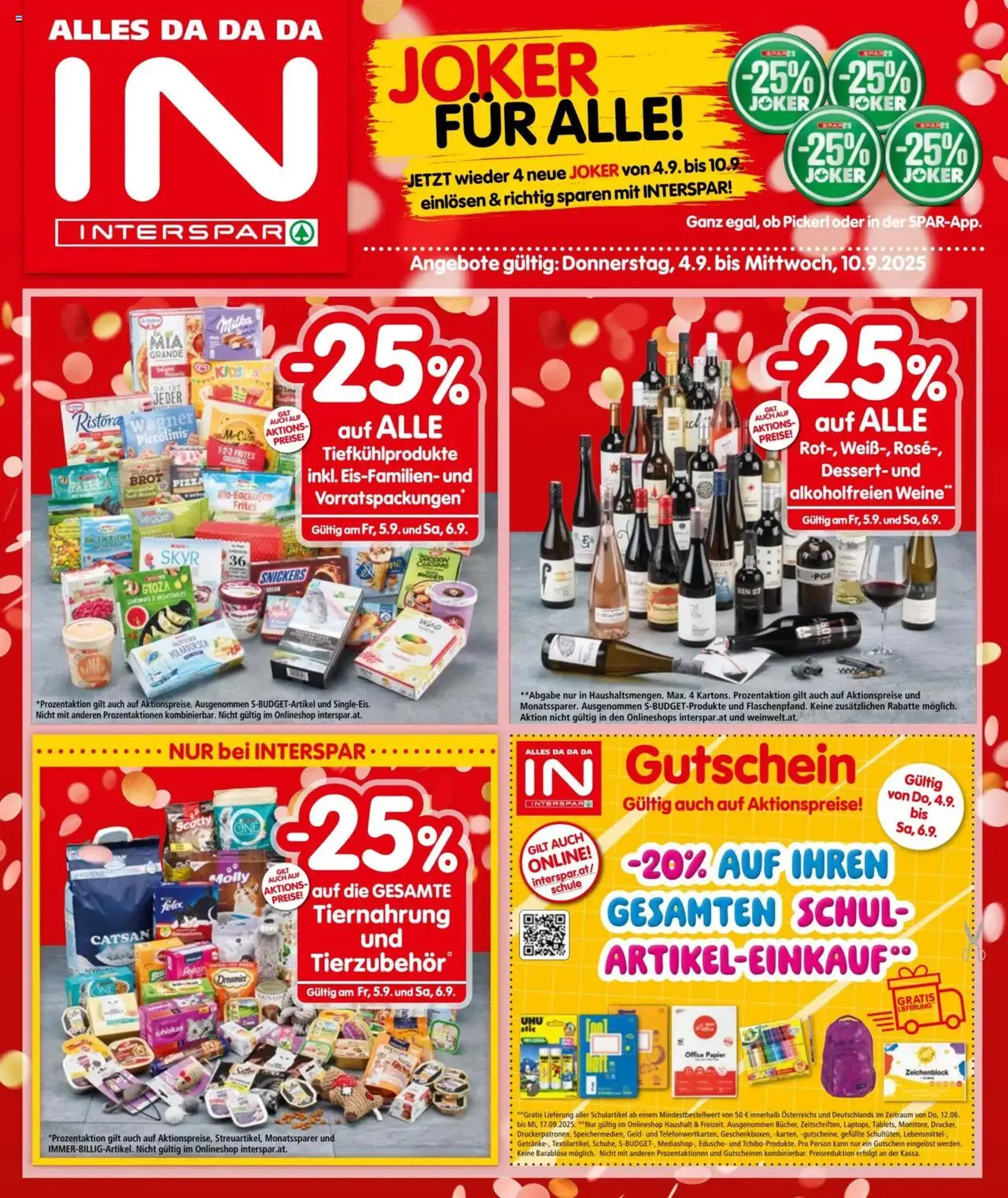 Interspar Flugblatt - Gültiger Prospekt ab 04.09.2025, Seite 1 von insgesamt 16 Interspar Flugblatt - Gültiger Prospekt ab 04.09.2025, Seite 1 von insgesamt 16