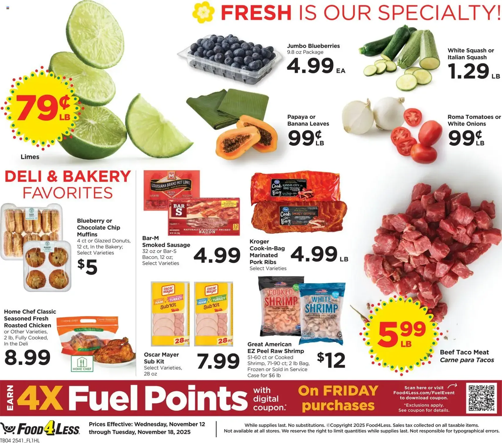 Food 4 Less Weekly Ad - valid flyer from 11/12/2025, page 5 of 7