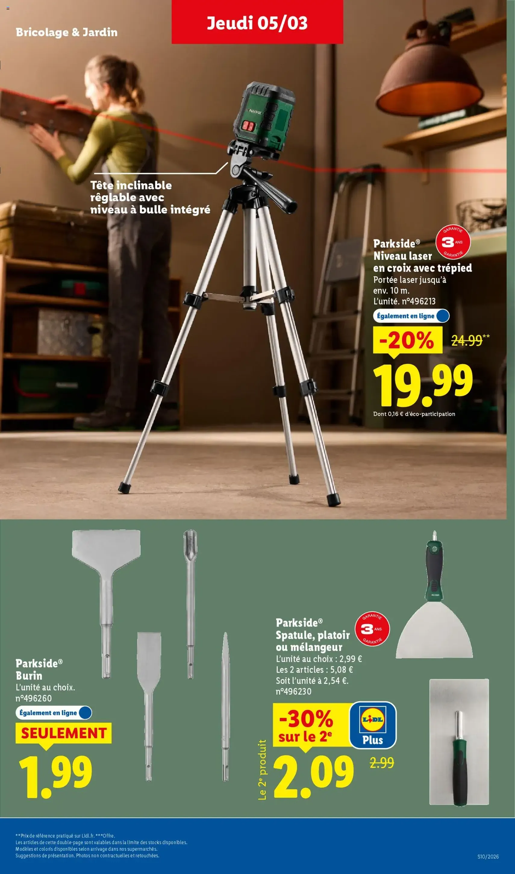 LIDL catalogue semaine 10 - brochure valable à partir du 05/03/2026, page 39 sur 79