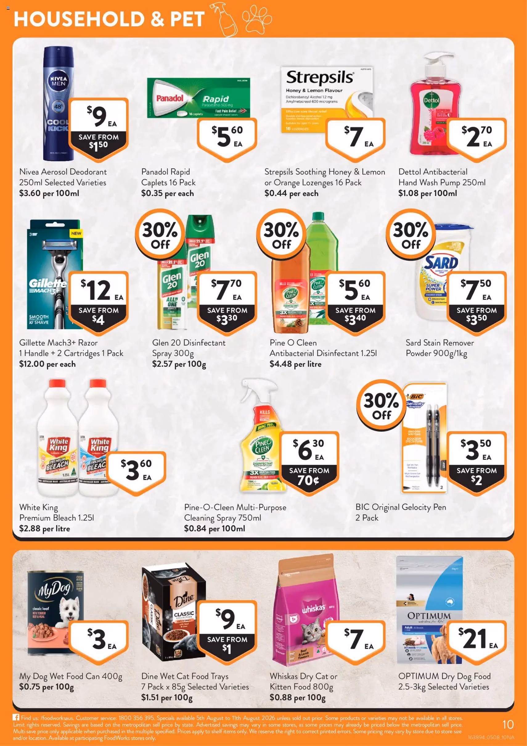 Foodworks catalogue - valid flyer from 05/08/2026, page 10 of 10