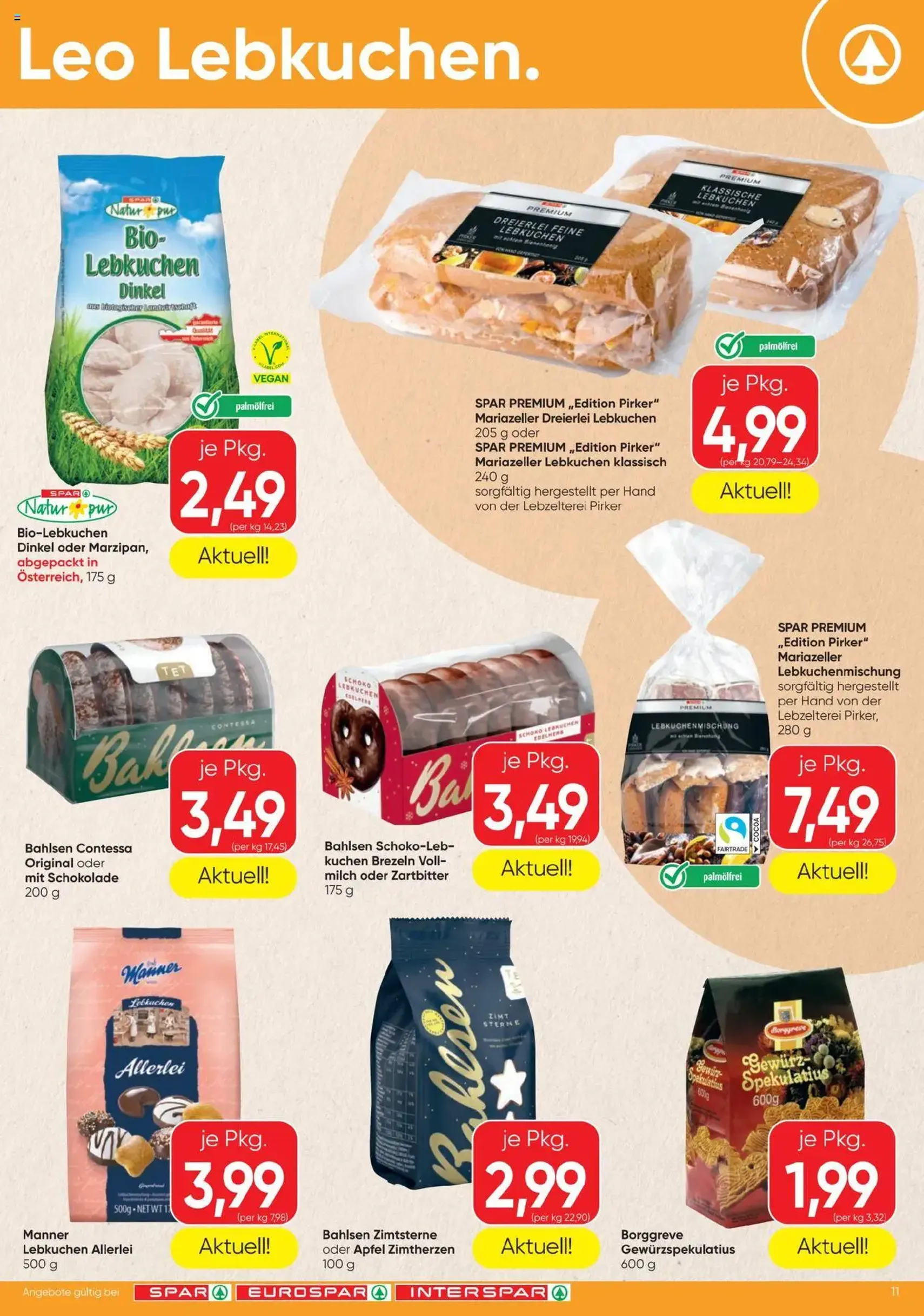 Spar Flugblatt - Gültiger Prospekt ab 21.08.2025, Seite 11 von insgesamt 16 Spar Flugblatt - Gültiger Prospekt ab 21.08.2025, Seite 11 von insgesamt 16