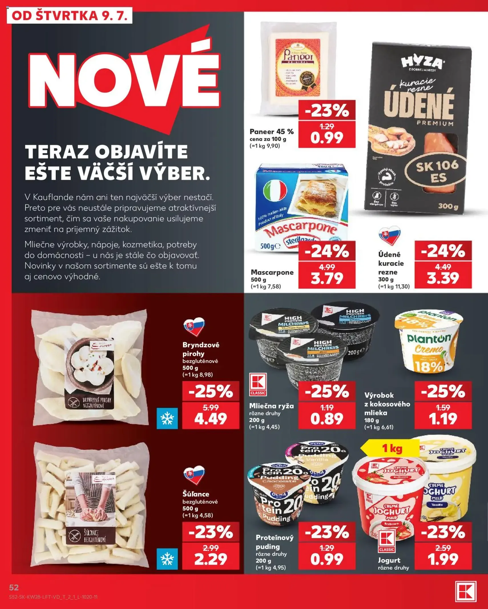 Kaufland SK akciós újság - 2026.07.09. érvényes szórólap 52 oldal 82 oldalból
