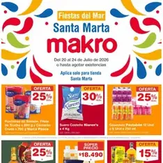 Vista previa del folleto Makro catálogo santa marta válido desde 20/07/2026