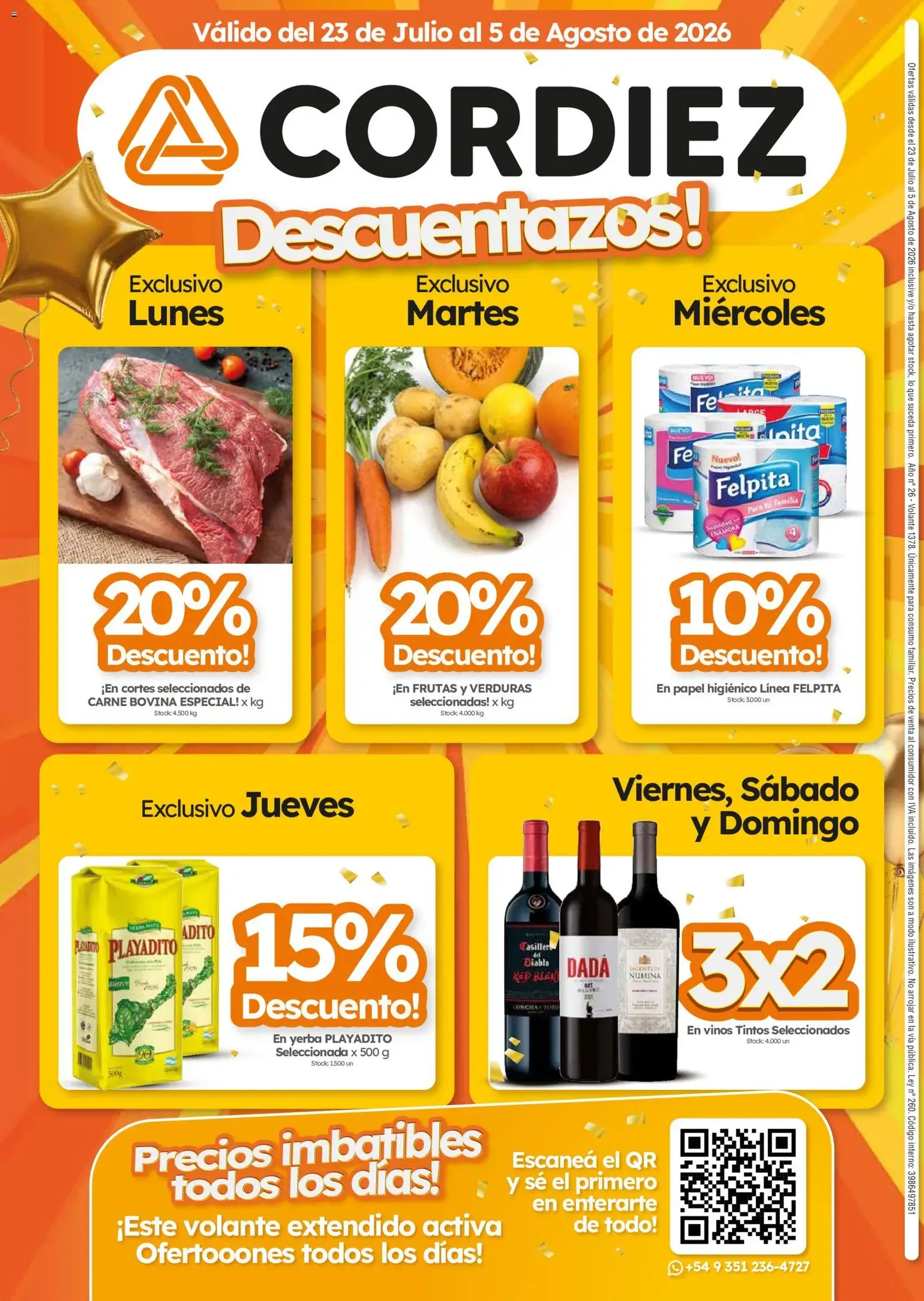 Cordiez ofertas - folleto válido desde 23/07/2026 página 8 de 8