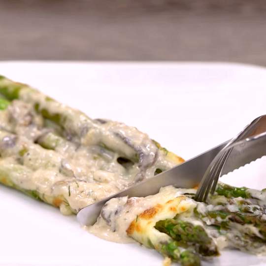 Anteprima ricetta Asparagi al forno gratinati