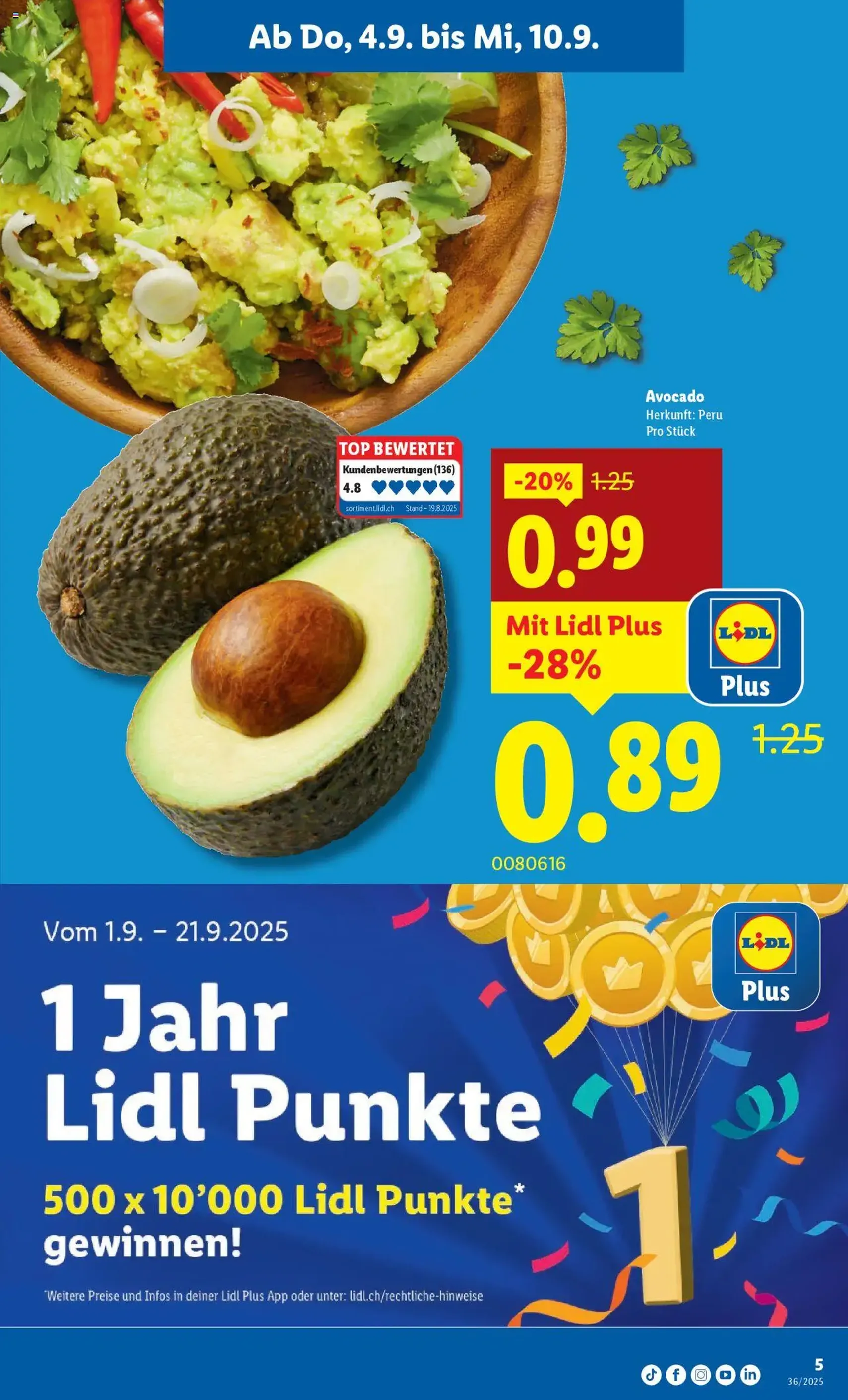Lidl Aktionen - Gültiger Prospekt ab 04.09.2025, Seite 5 von insgesamt 34 Lidl Aktionen - Gültiger Prospekt ab 04.09.2025, Seite 5 von insgesamt 34