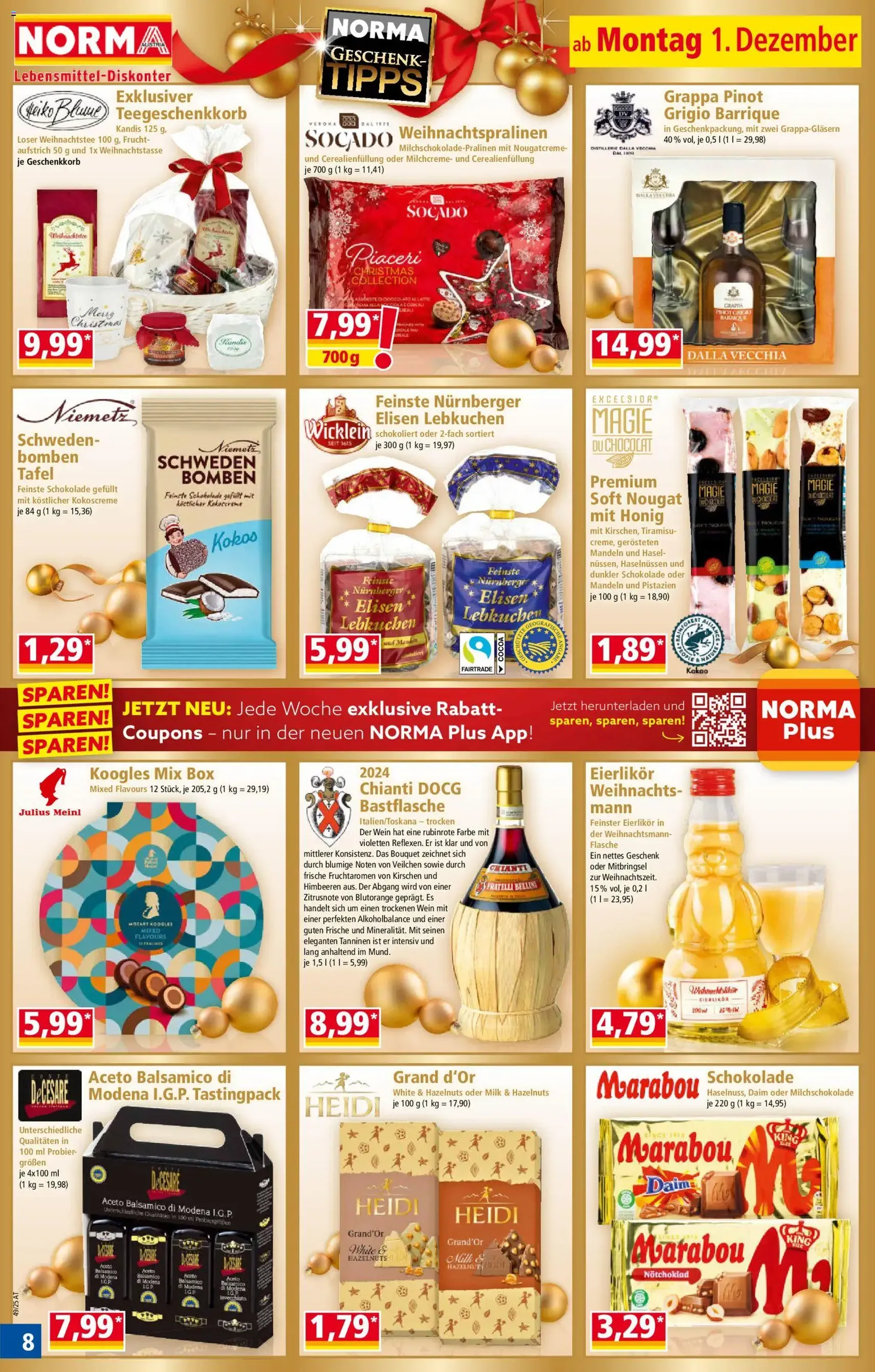 Norma Flugblatt - Gültiger Prospekt ab 01.12.2025, Seite 8 von insgesamt 22