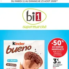 Bi1 catalogue - Prévisualisation du catalogue valable à partir du 11/08/2026