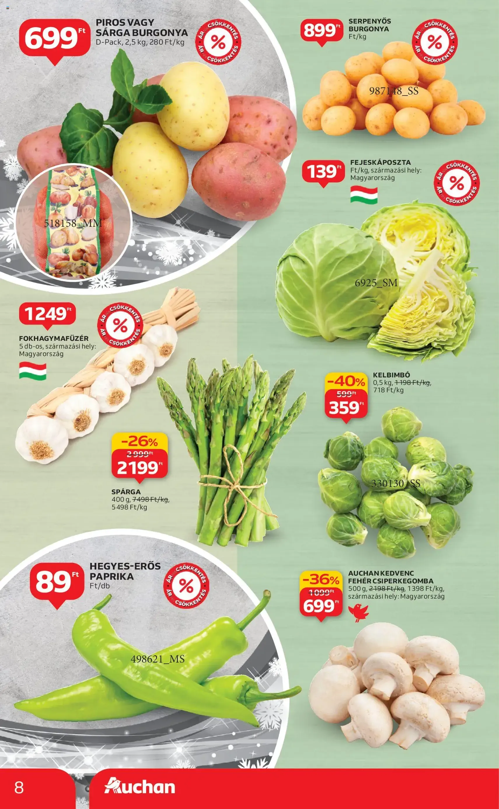 Auchan Akciós újság - 2025.12.18. érvényes szórólap 8 oldal 60 oldalból