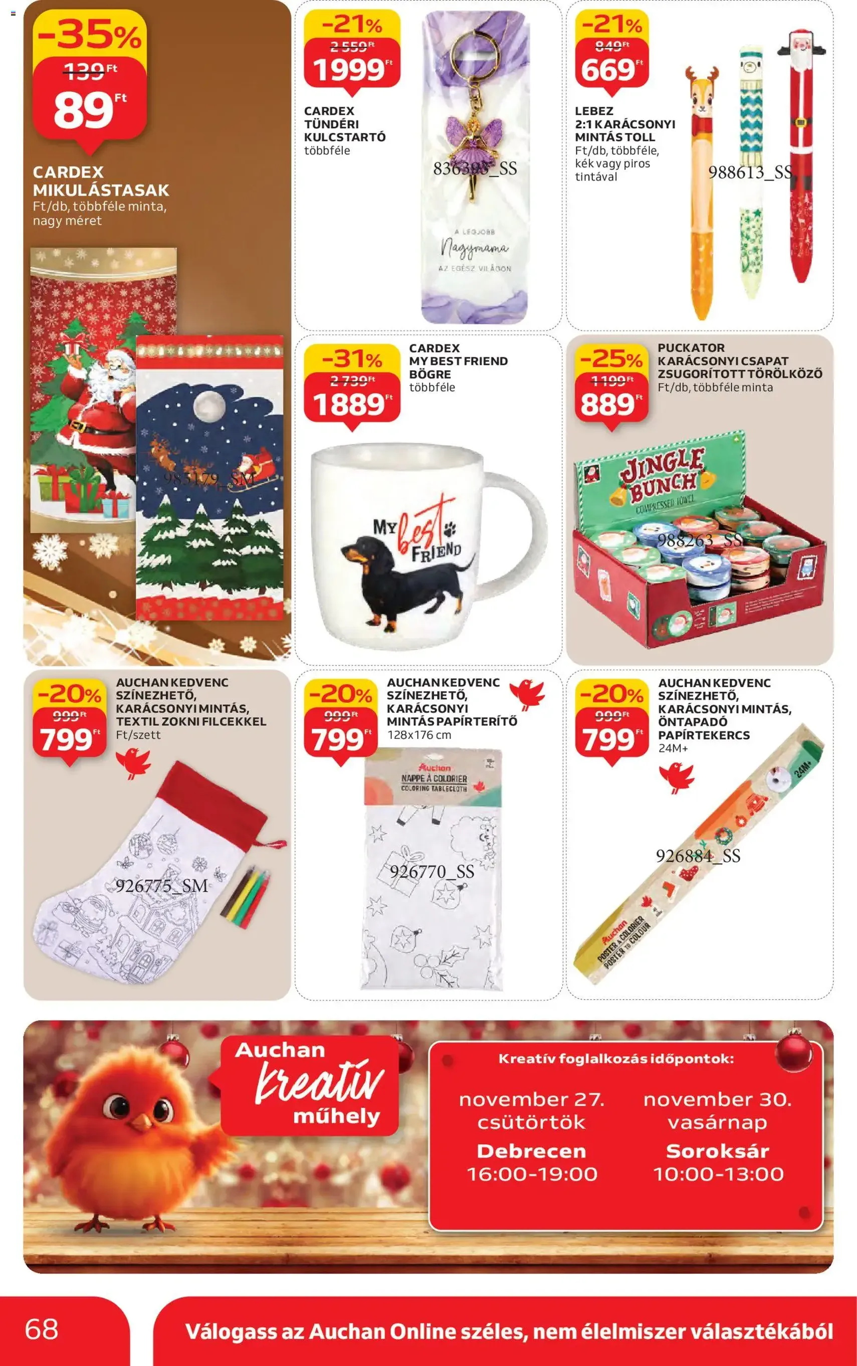 Auchan Akciós újság - 2025.11.27. érvényes szórólap 68 oldal 82 oldalból