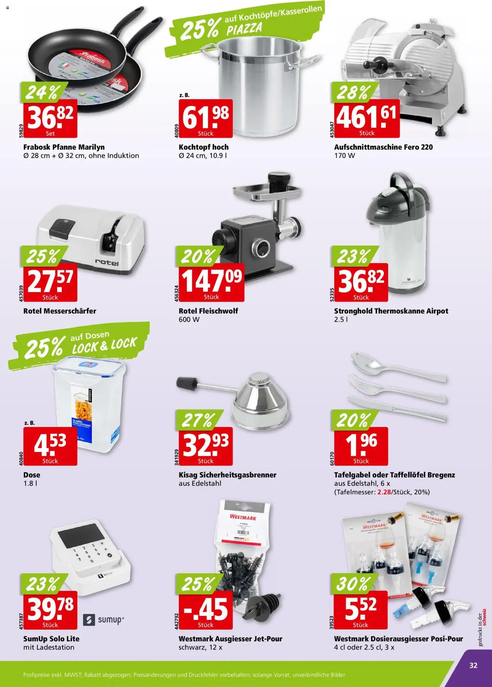 Aligro Aktionen - Gültiger Prospekt ab 03.11.2025, Seite 32 von insgesamt 32 Aligro Aktionen - Gültiger Prospekt ab 03.11.2025, Seite 32 von insgesamt 32