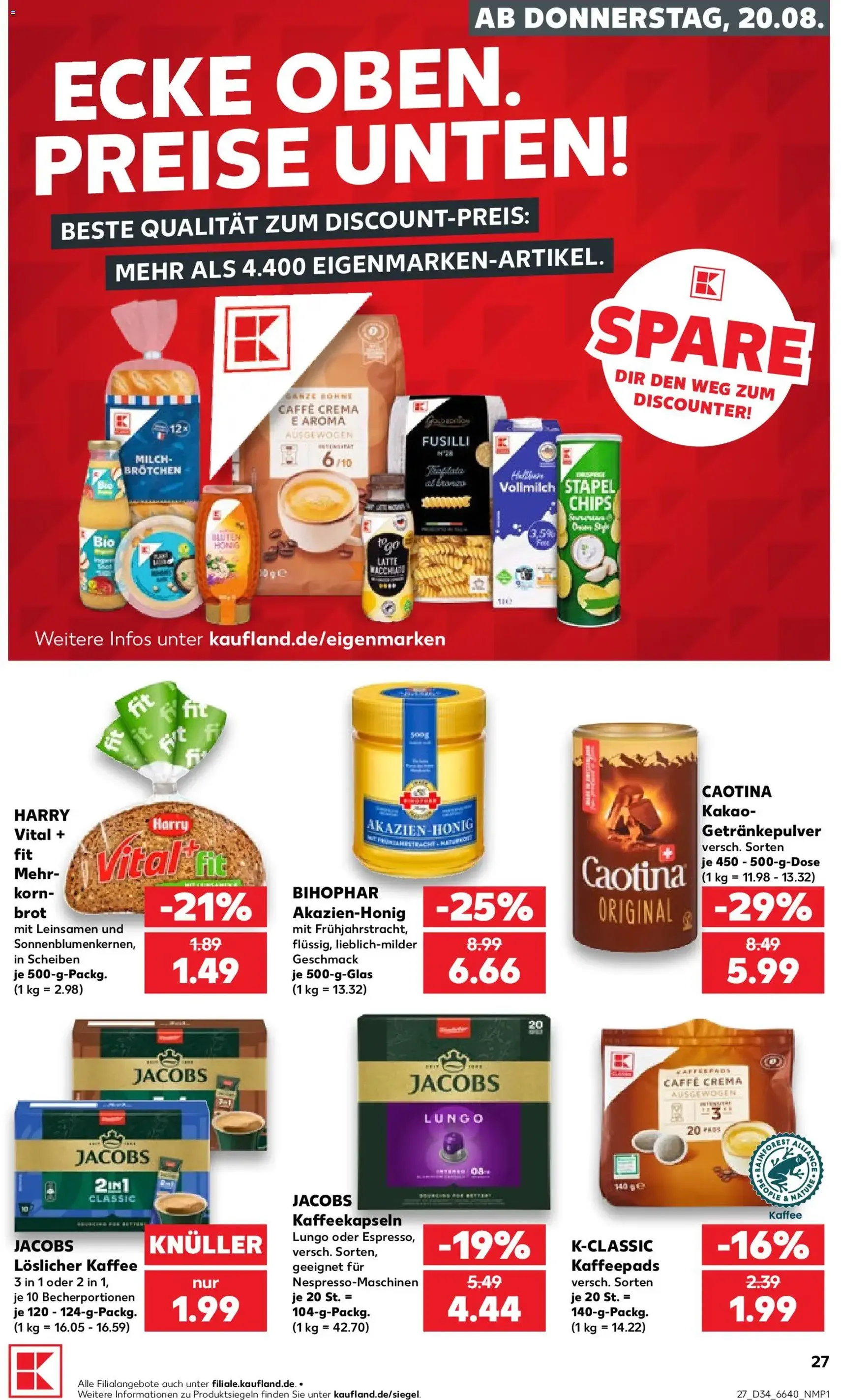 Kaufland Prospekt - Gültiger Prospekt ab 20.08.2026, Seite 27 von insgesamt 52