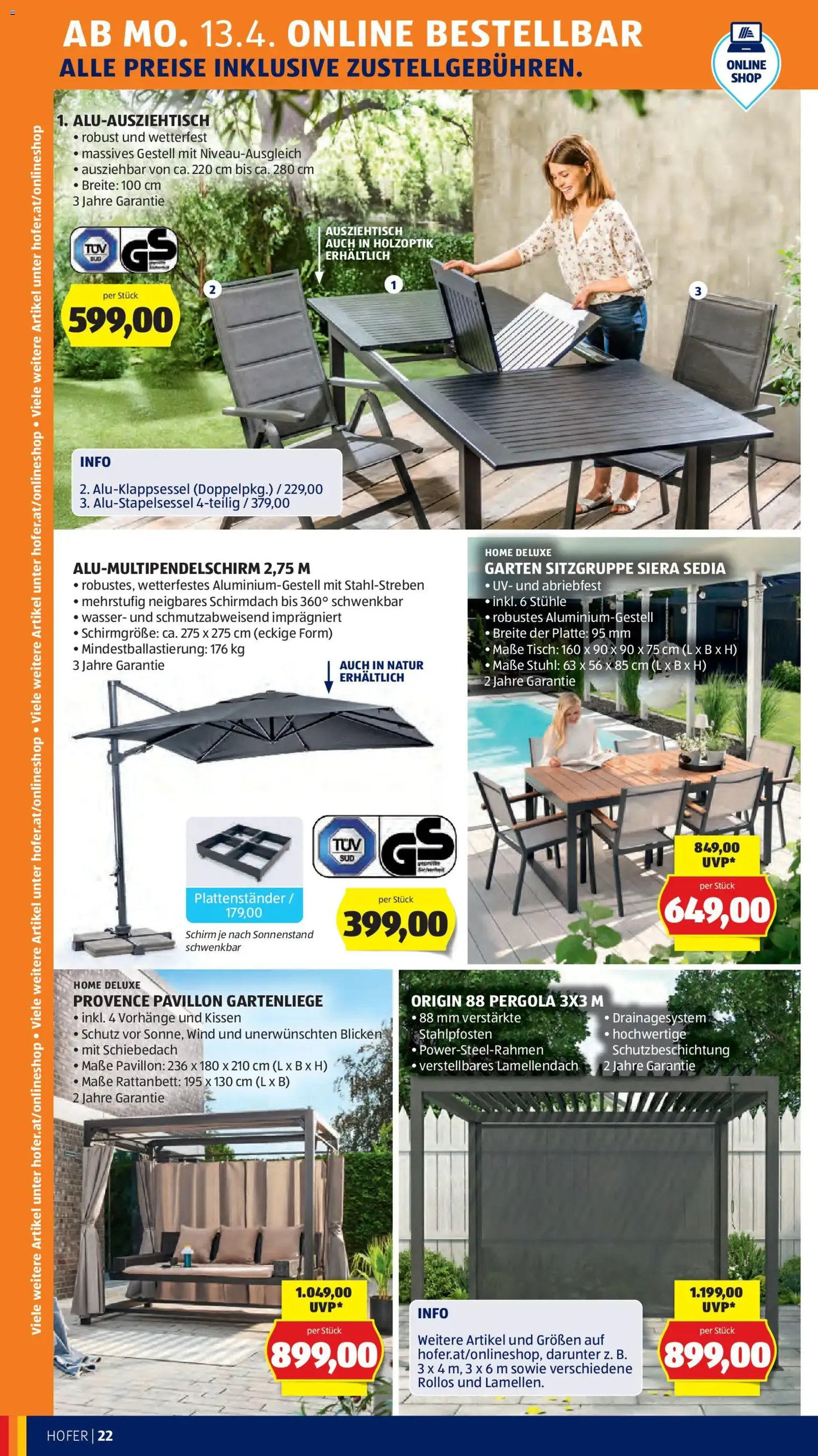 Hofer Flugblatt - Gültiger Prospekt ab 08.04.2026, Seite 26 von insgesamt 37