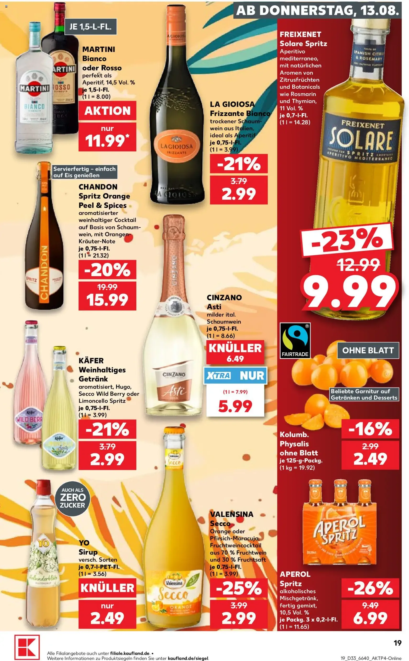 Kaufland Prospekt - Gültiger Prospekt ab 13.08.2026, Seite 19 von insgesamt 54
