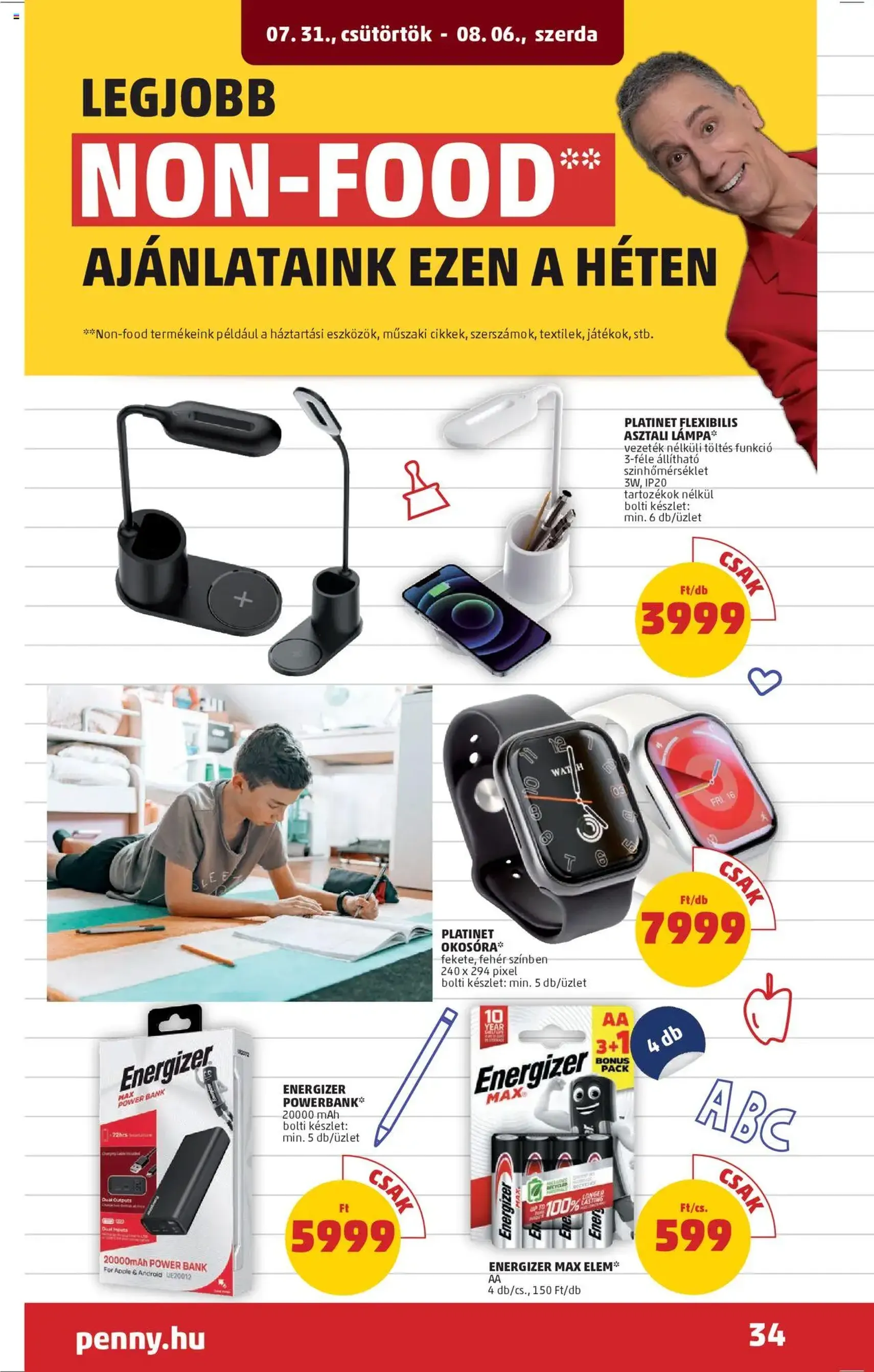 PENNY Akciós újság - 2025.07.31. érvényes szórólap 38 oldal 43 oldalból PENNY Akciós újság - 2025.07.31. érvényes szórólap 38 oldal 43 oldalból