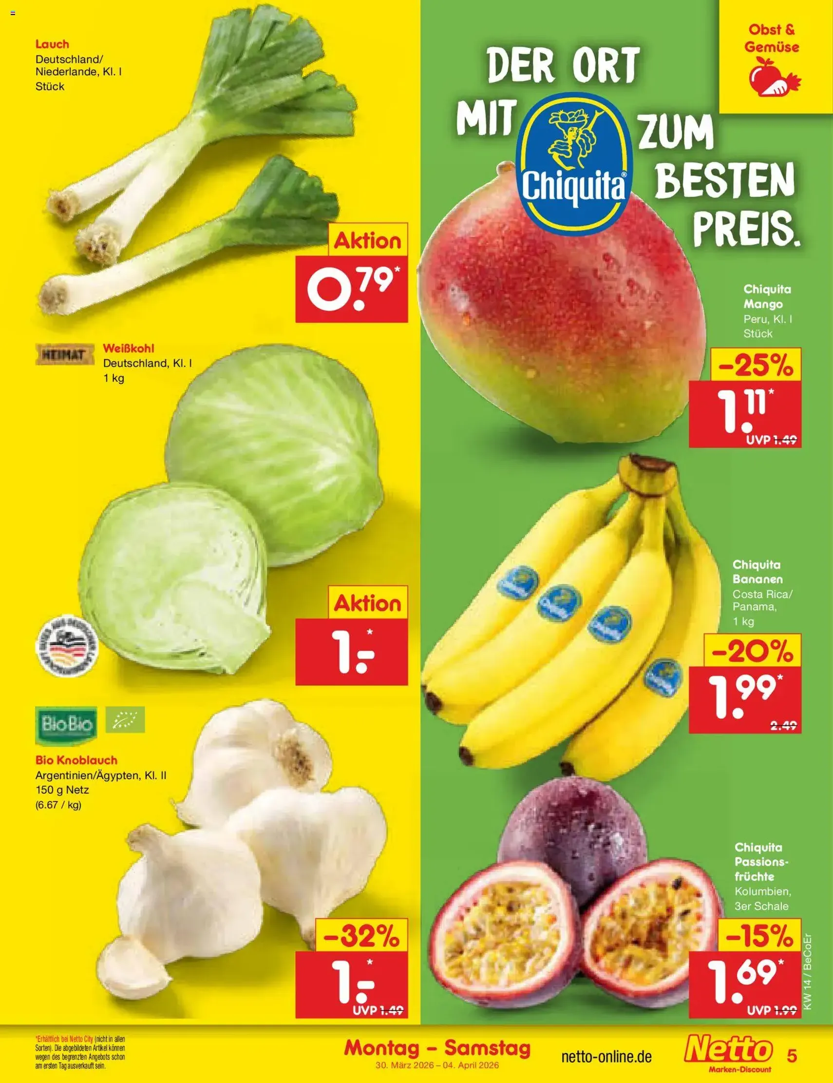 Netto Marken-Discount Prospekt - Gültiger Prospekt ab 30.03.2026, Seite 5 von insgesamt 62
