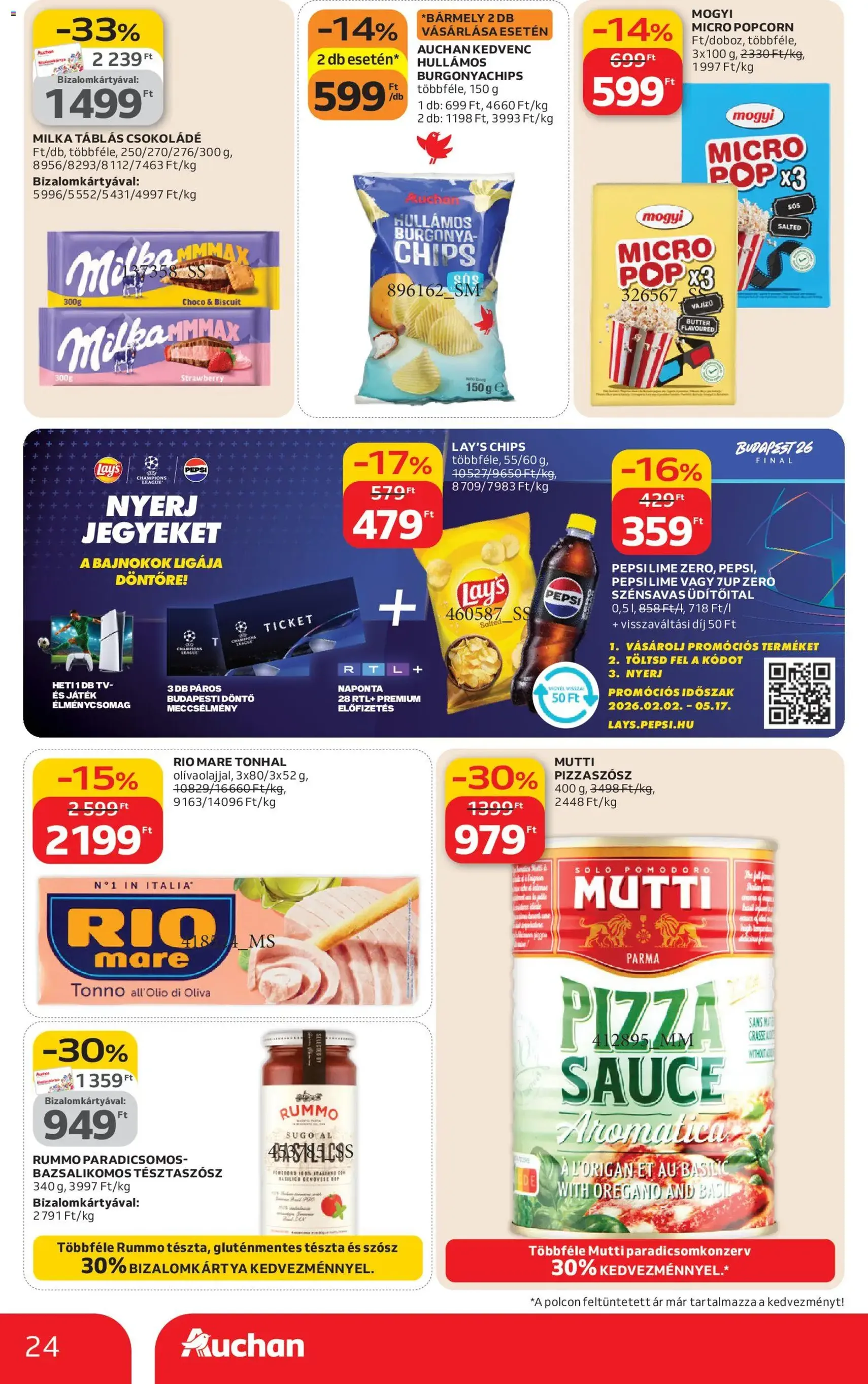 Auchan Akciós újság - 2026.02.19. érvényes szórólap 24 oldal 52 oldalból