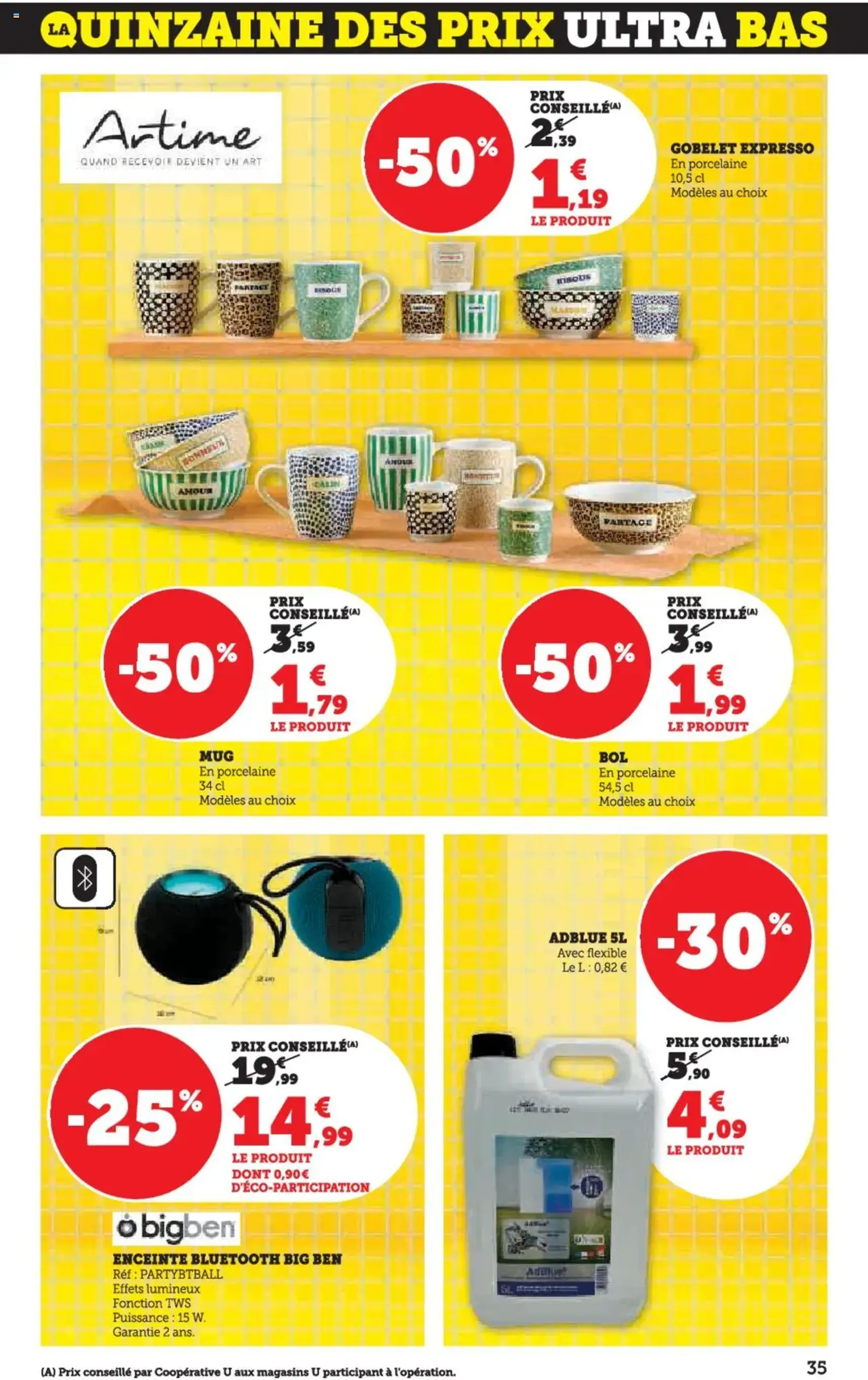 Super U catalogue - brochure valable à partir du 26/08/2025, page 35 sur 44 Super U catalogue - brochure valable à partir du 26/08/2025, page 35 sur 44