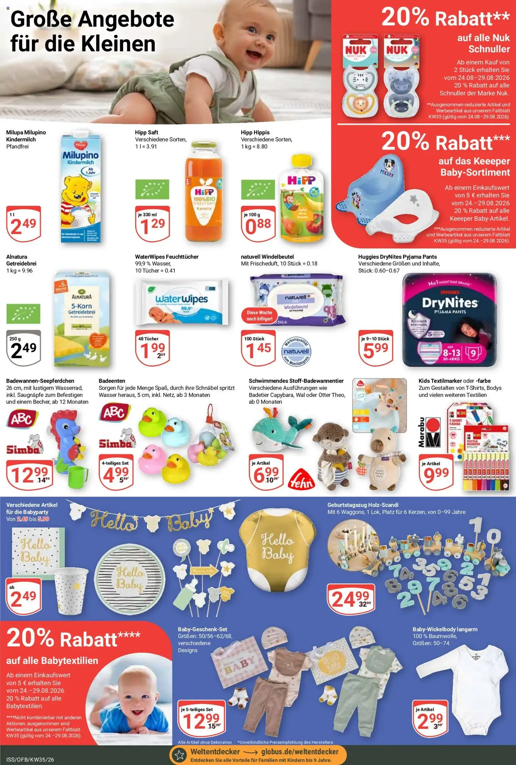 Globus Prospekt - Gültiger Prospekt ab 24.08.2026, Seite 23 von insgesamt 39