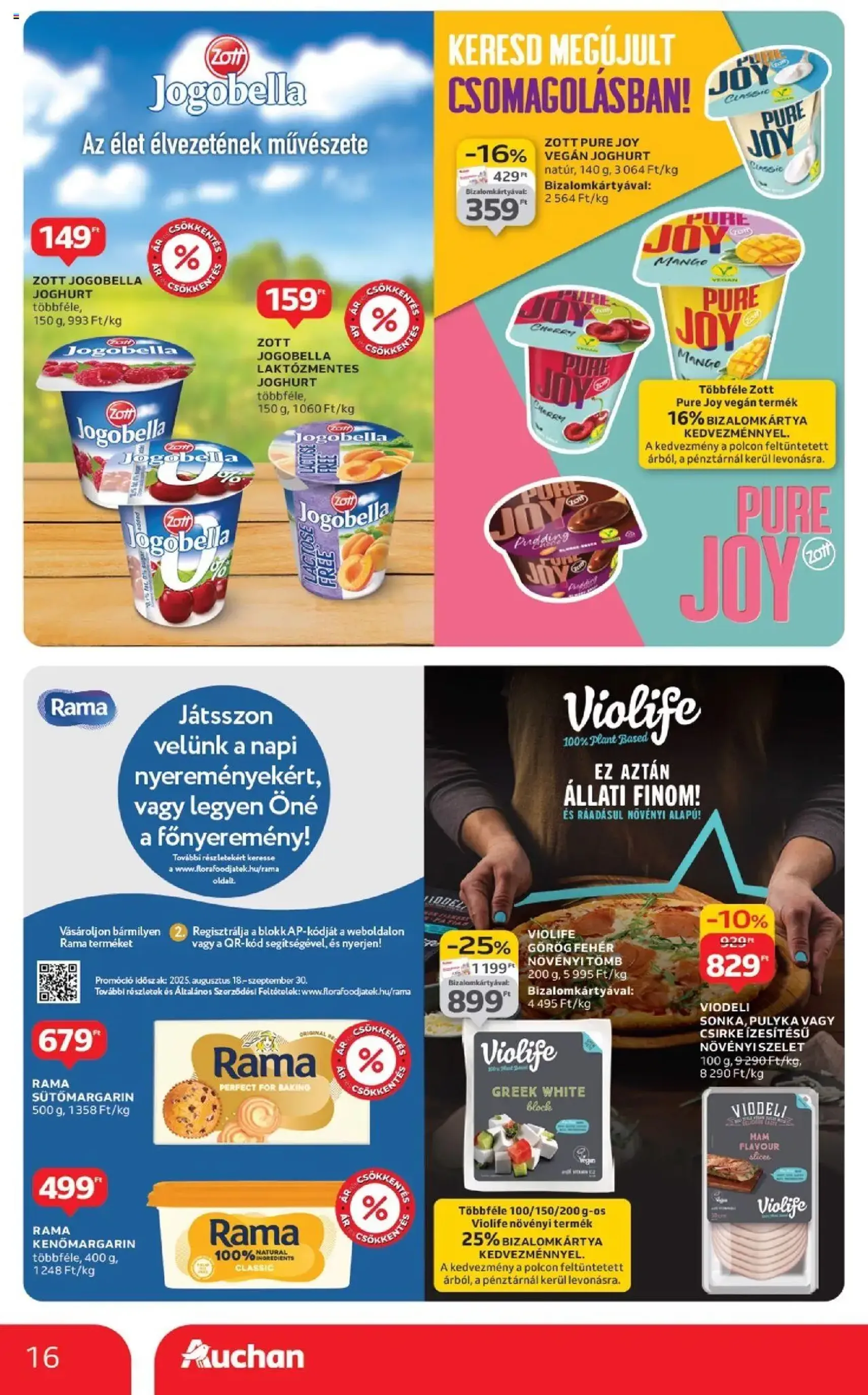 Auchan Akciós újság - 2025.09.25. érvényes szórólap 16 oldal 48 oldalból