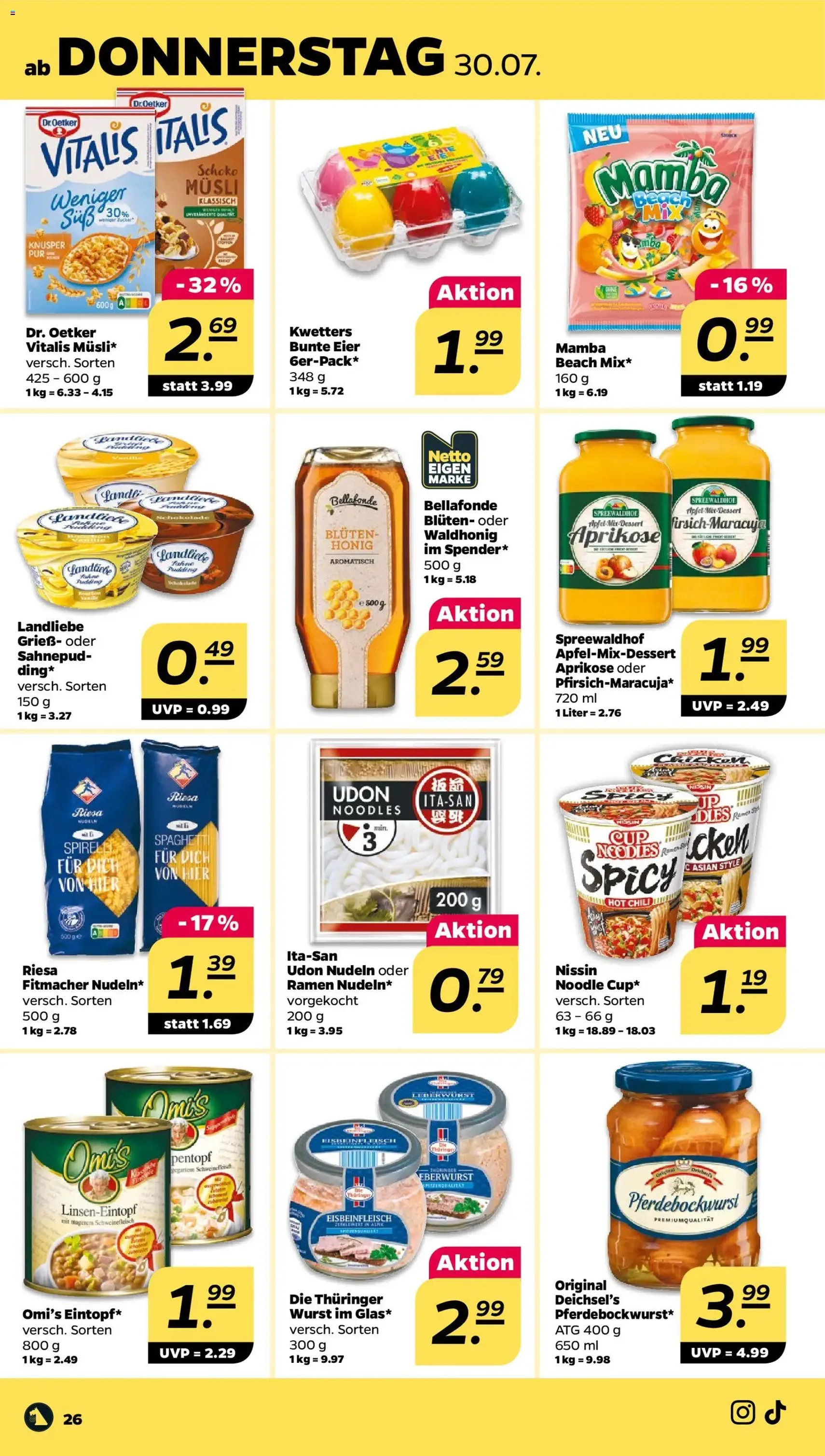 Netto Prospekt - Gültiger Prospekt ab 27.07.2026, Seite 30 von insgesamt 37