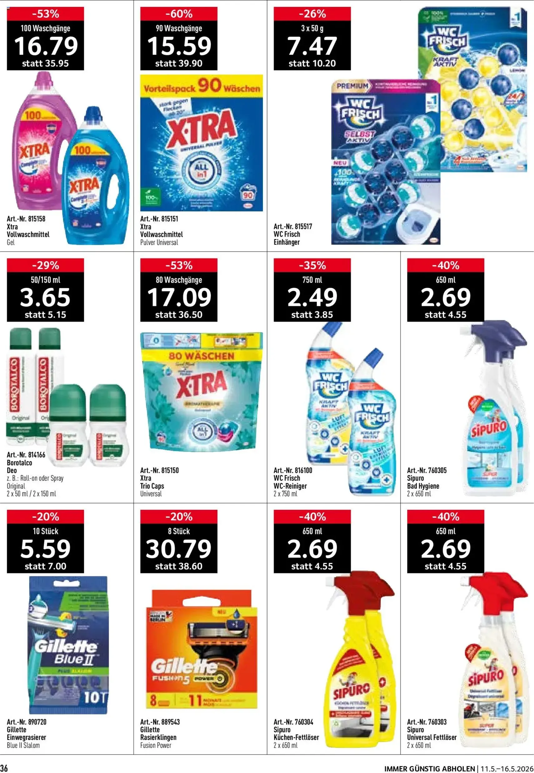 Prodega aktionen - Gültiger Prospekt ab 11.05.2026, Seite 36 von insgesamt 40