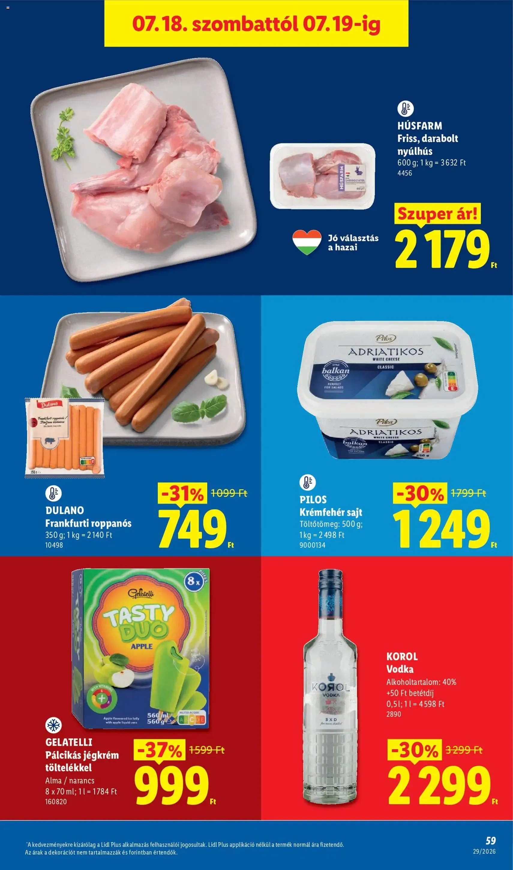 Lidl akciós újság - 2026.07.16. érvényes szórólap 59 oldal 88 oldalból