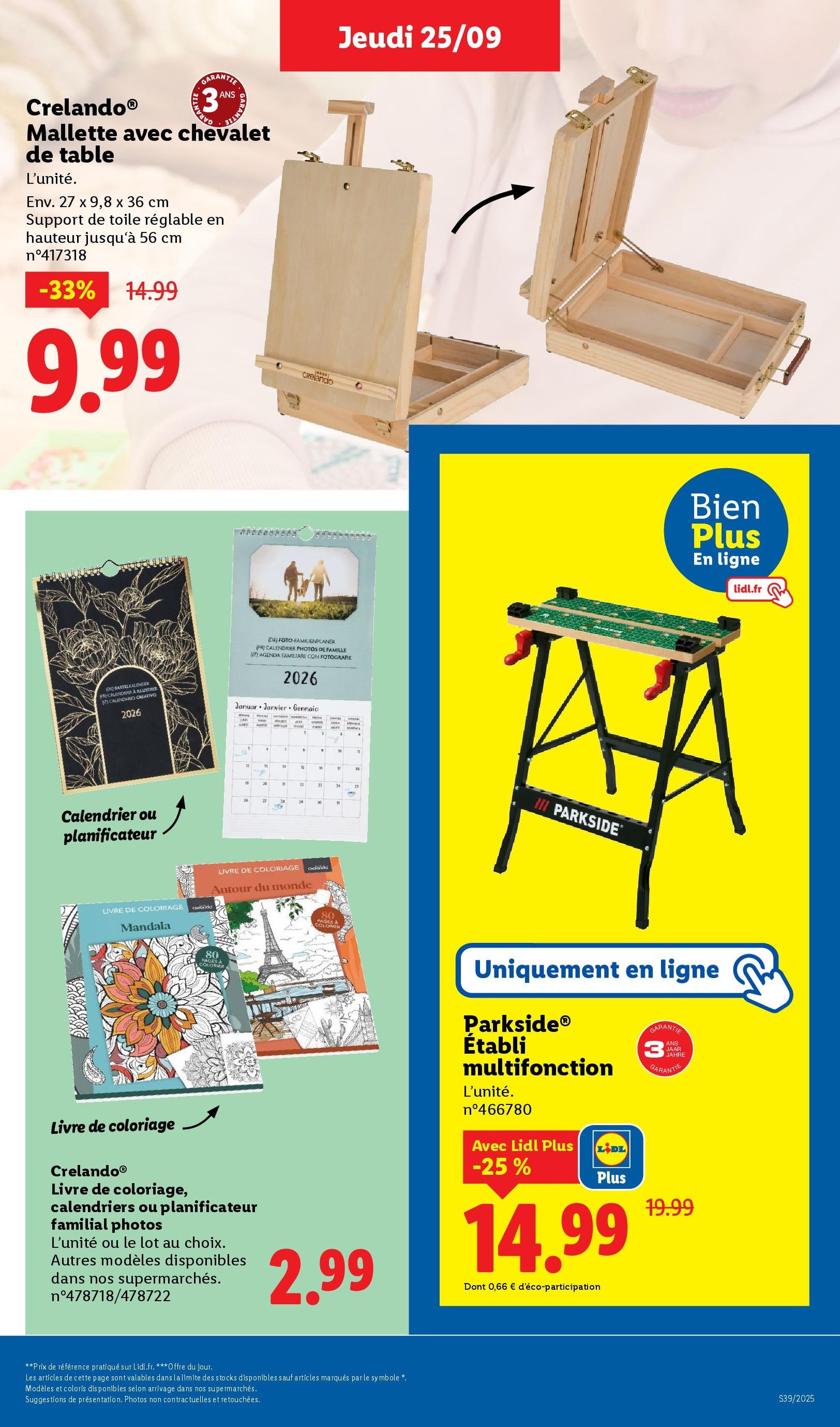 LIDL catalogue semaine 39 - brochure valable à partir du 25/09/2025, page 53 sur 73