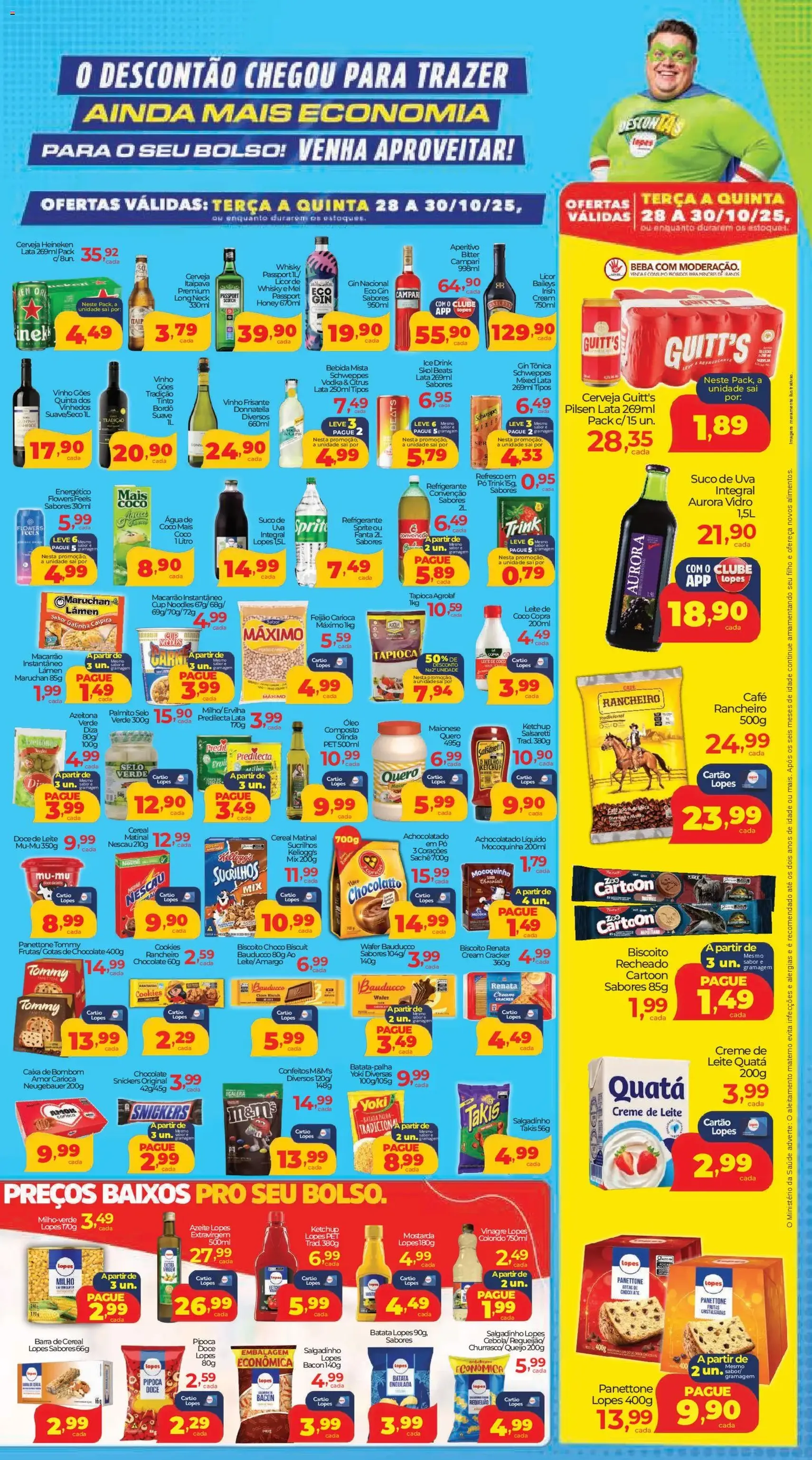 Lopes Supermercados - Ofertas da semana - folheto válido a partir de 28/10/2025 página 3 de 4