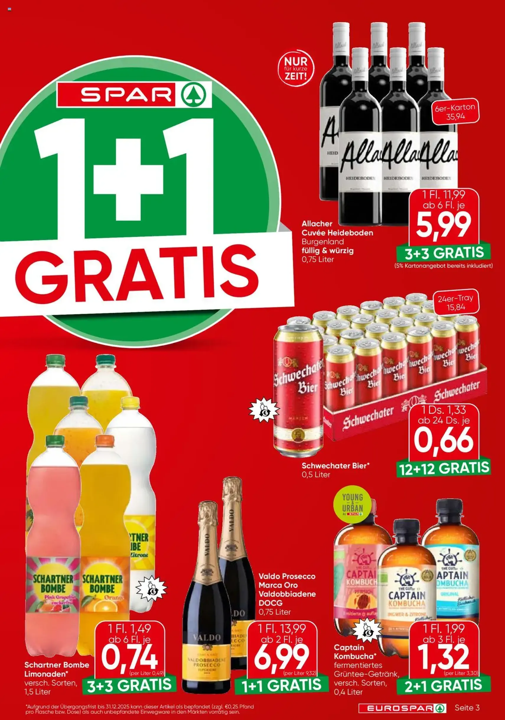 Eurospar Flugblatt - Gültiger Prospekt ab 11.09.2025, Seite 3 von insgesamt 16