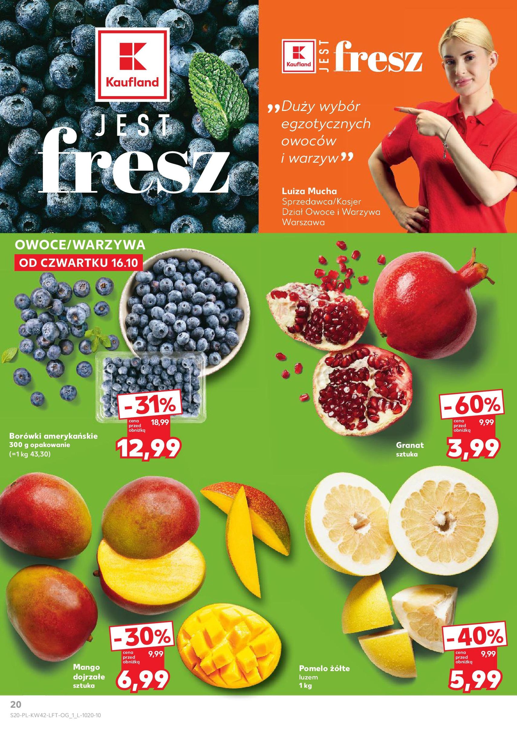 Kaufland gazetka - ważny gazetka od 16.10.2025 strona 20 z 63 Kaufland gazetka - ważny gazetka od 16.10.2025 strona 20 z 63