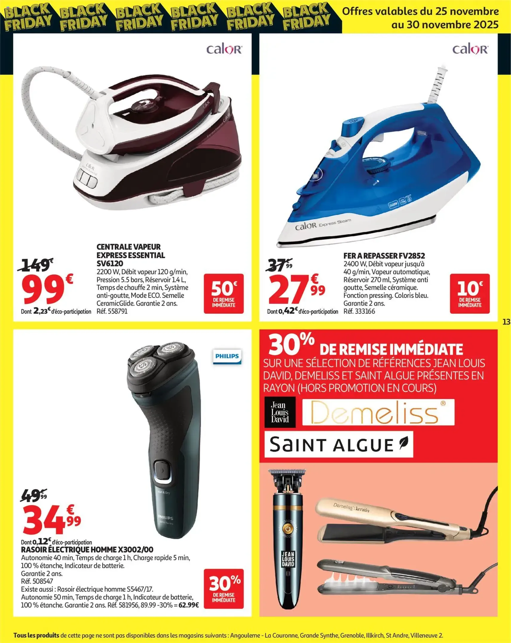 Auchan Black Friday - brochure valable à partir du 25/11/2025, page 13 sur 28
