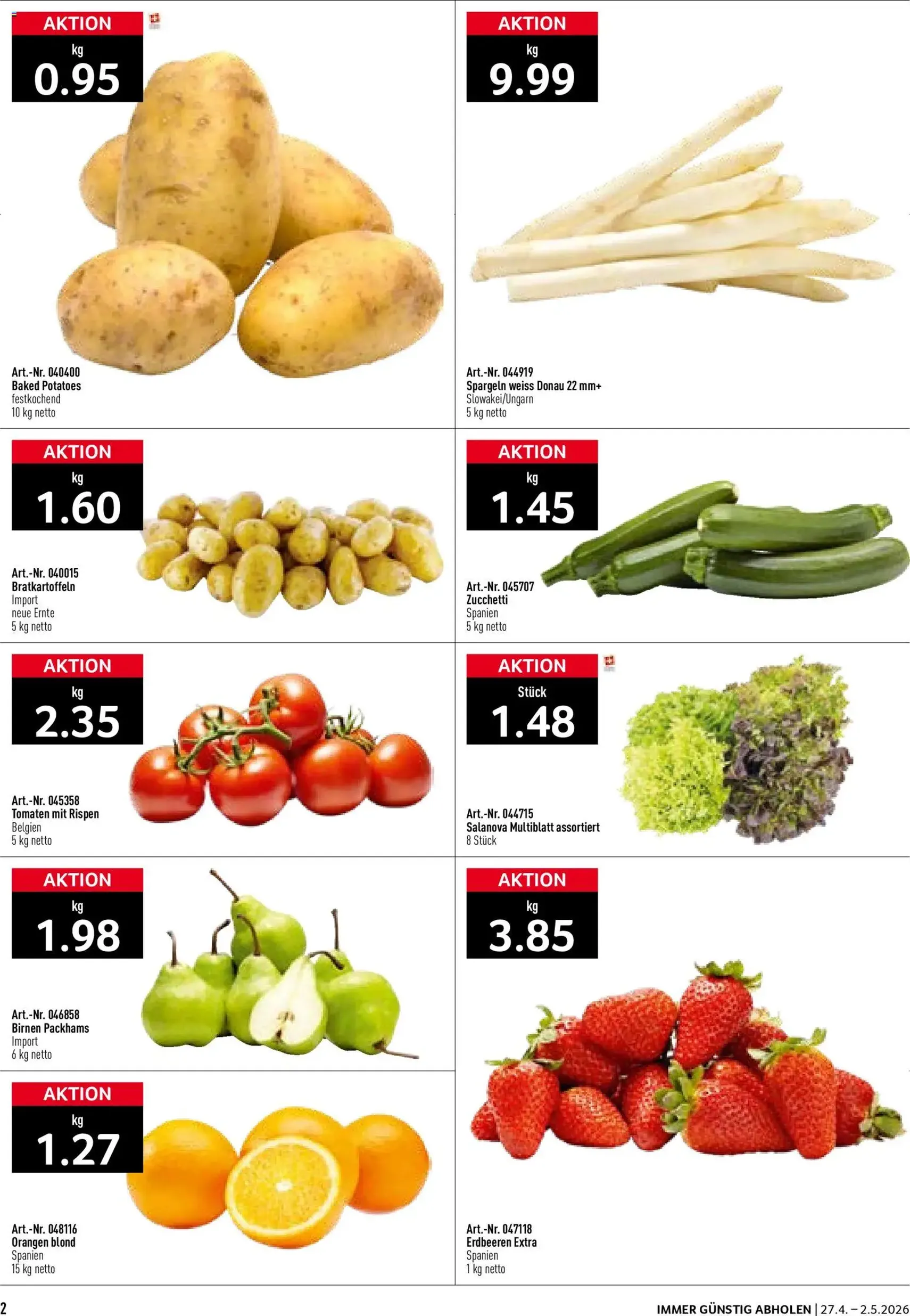 Prodega aktionen - Gültiger Prospekt ab 27.04.2026, Seite 2 von insgesamt 40