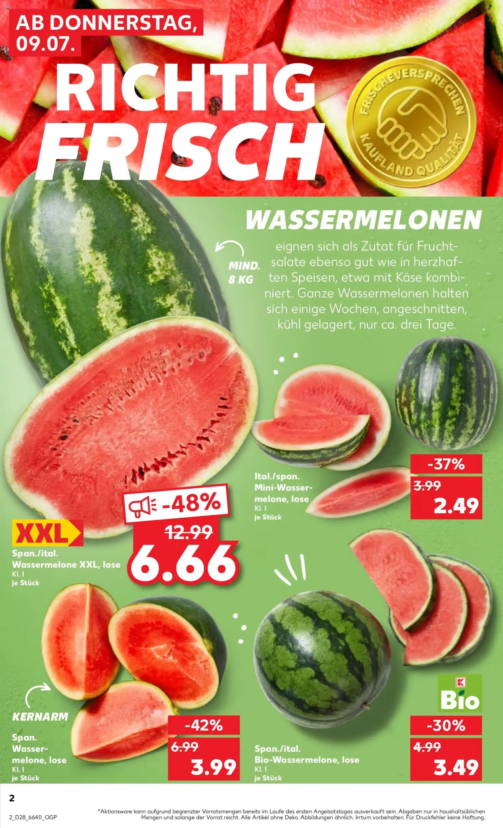 Kaufland Prospekt - Gültiger Prospekt ab 09.07.2026, Seite 2 von insgesamt 52