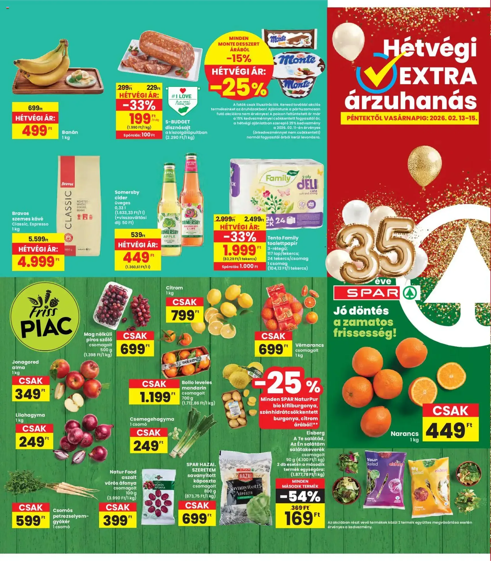 Interspar Akciós újság - 2026.02.12. érvényes szórólap 20 oldal 20 oldalból