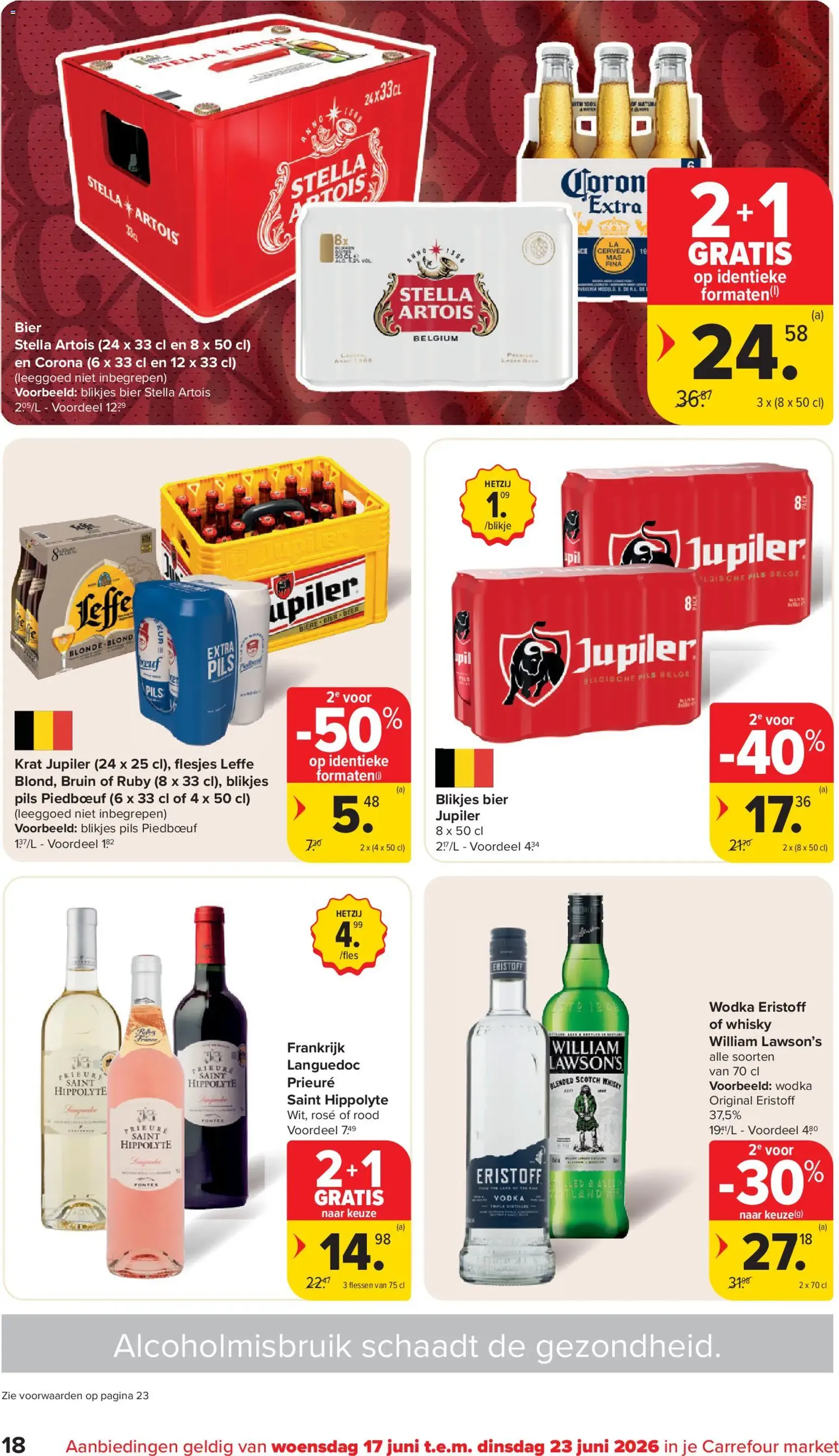Carrefour market Folder week 25 - geldige folder vanaf 17/06/2026 pagina 18 van 24