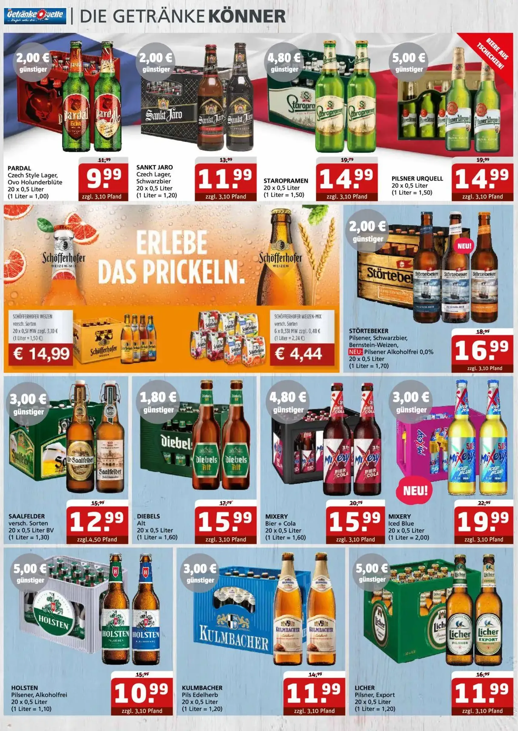Getränke Quelle Prospekt - Gültiger Prospekt ab 10.06.2025, Seite 2 von insgesamt 6